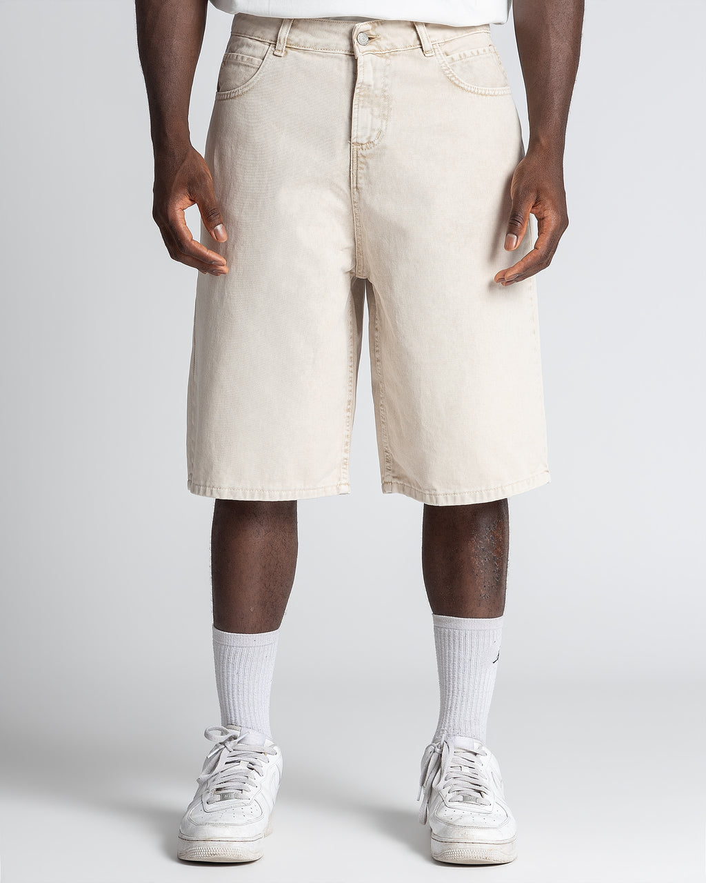 Denim Jorts Stonewashed Sand