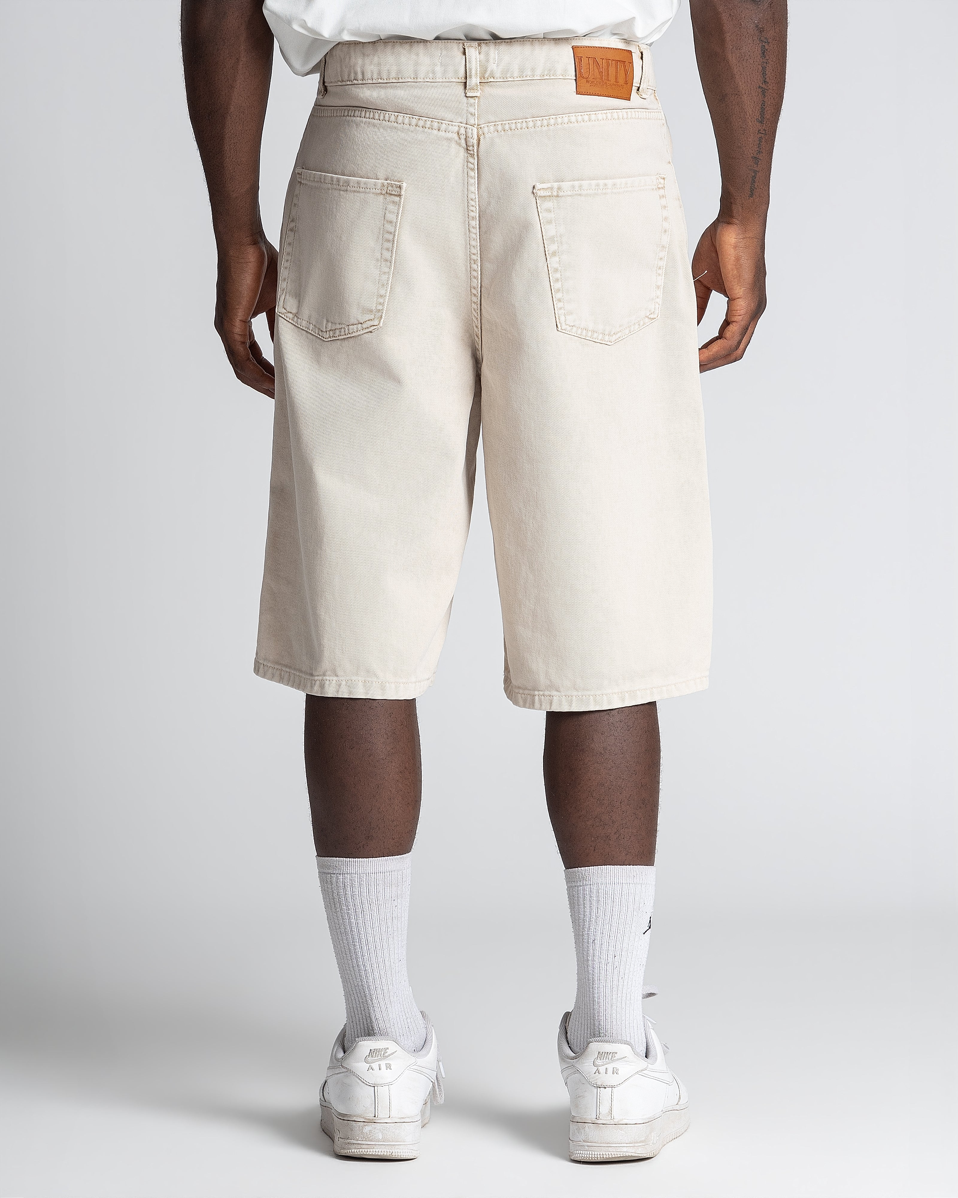 Denim Jorts Stonewashed Sand