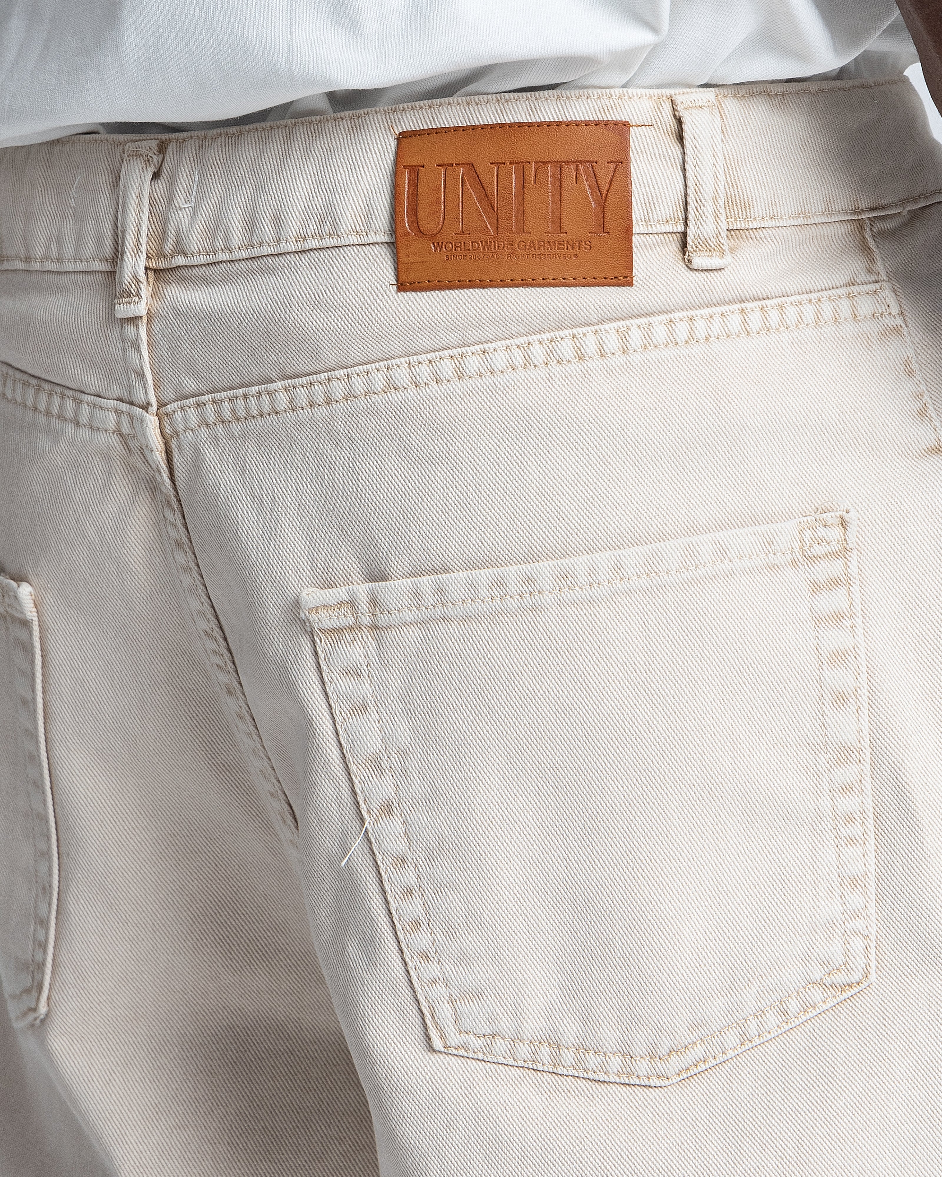 Denim Jorts Stonewashed Sand