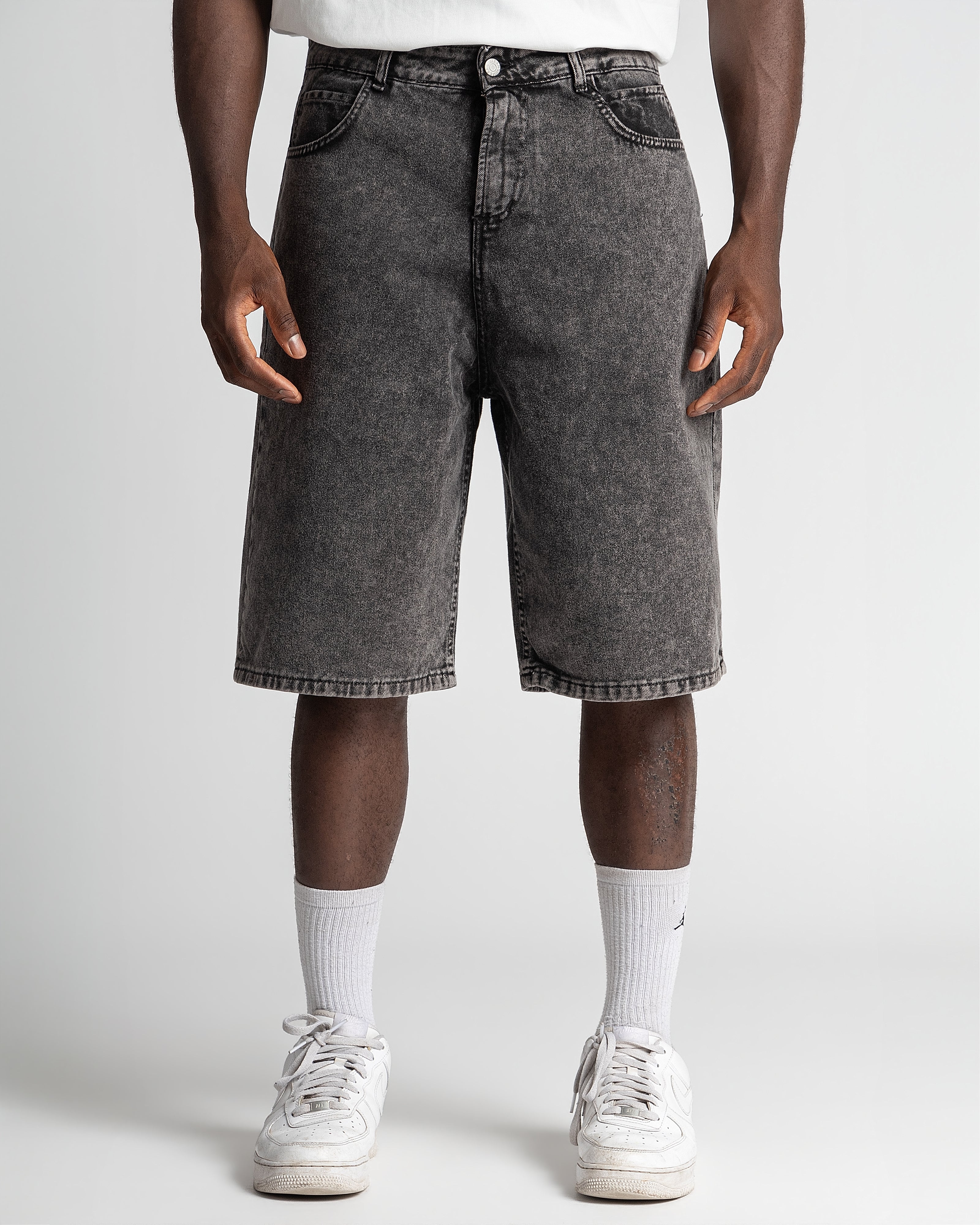 Denim Jorts Stonewashed Black