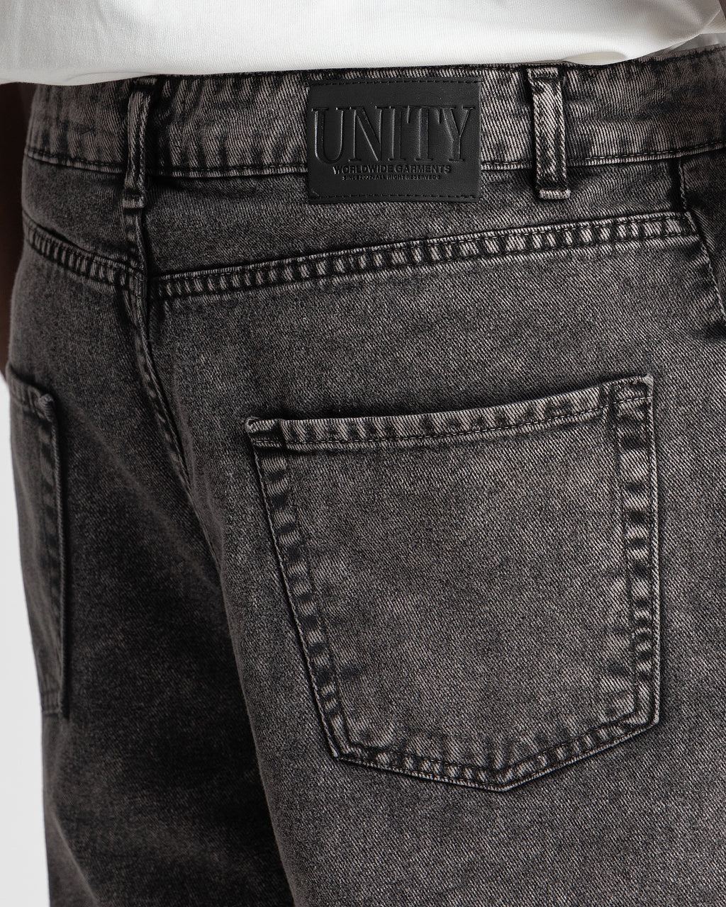 Denim Jorts Stonewashed Black