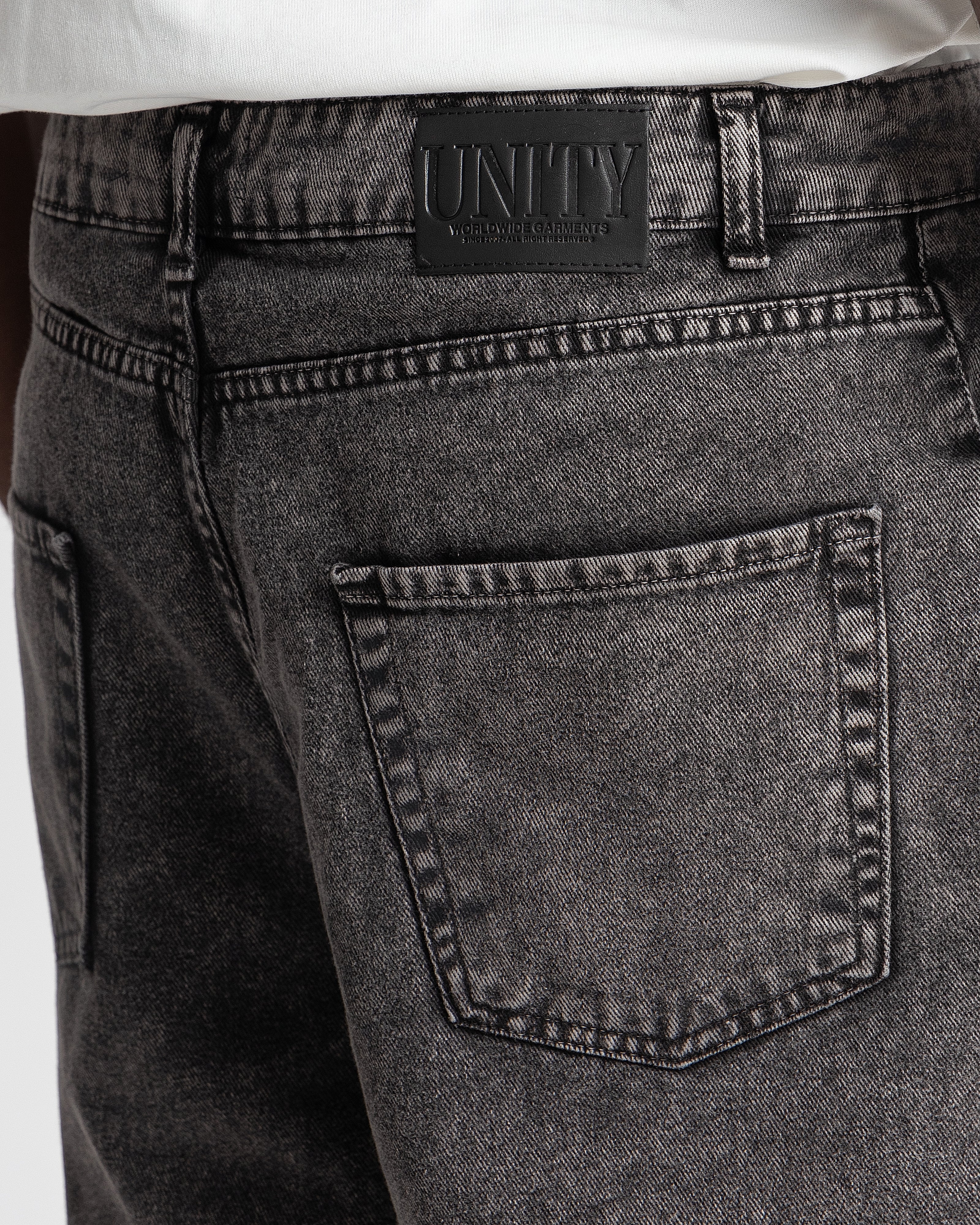Denim Jorts Stonewashed Black