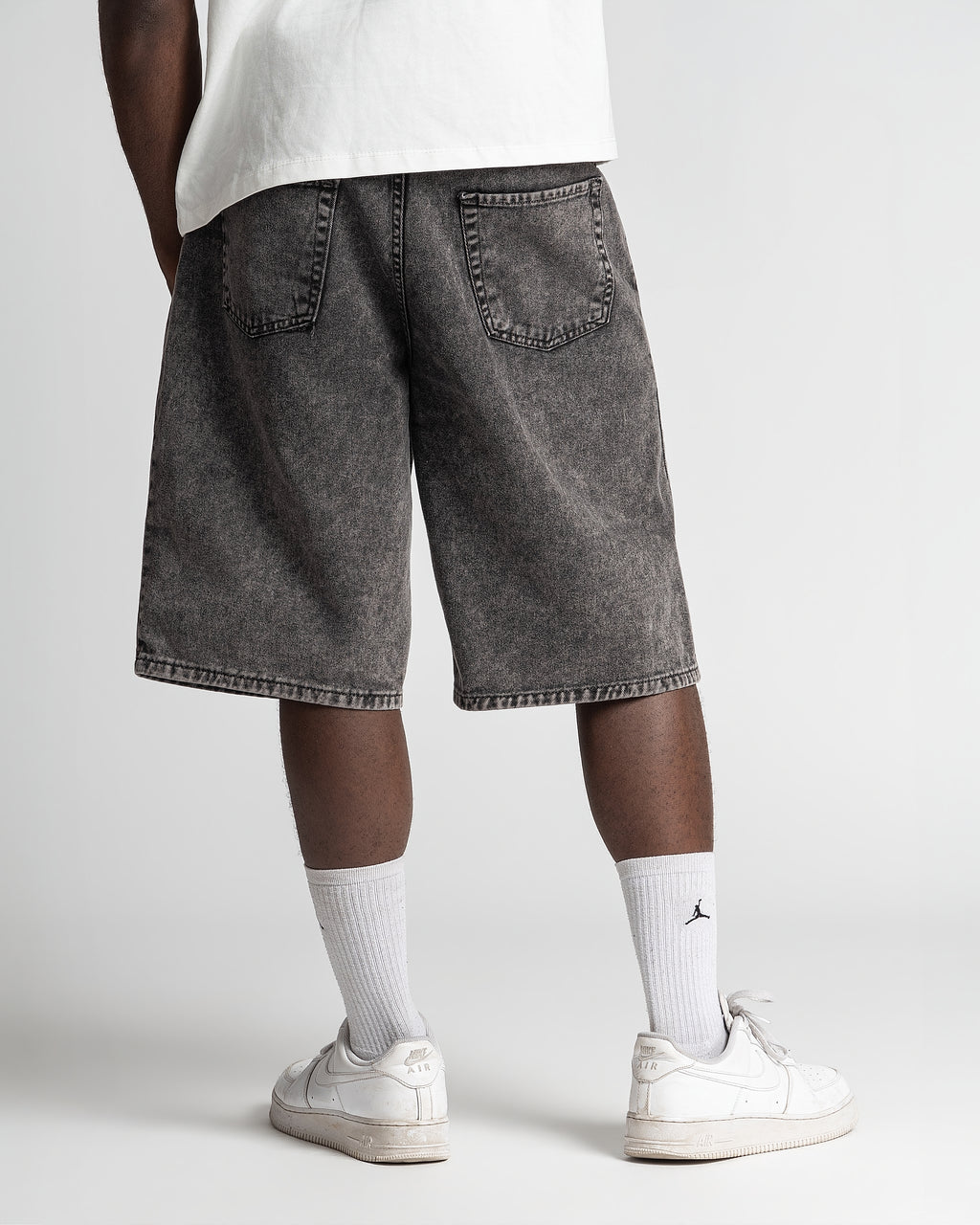 Denim Jorts Stonewashed Black