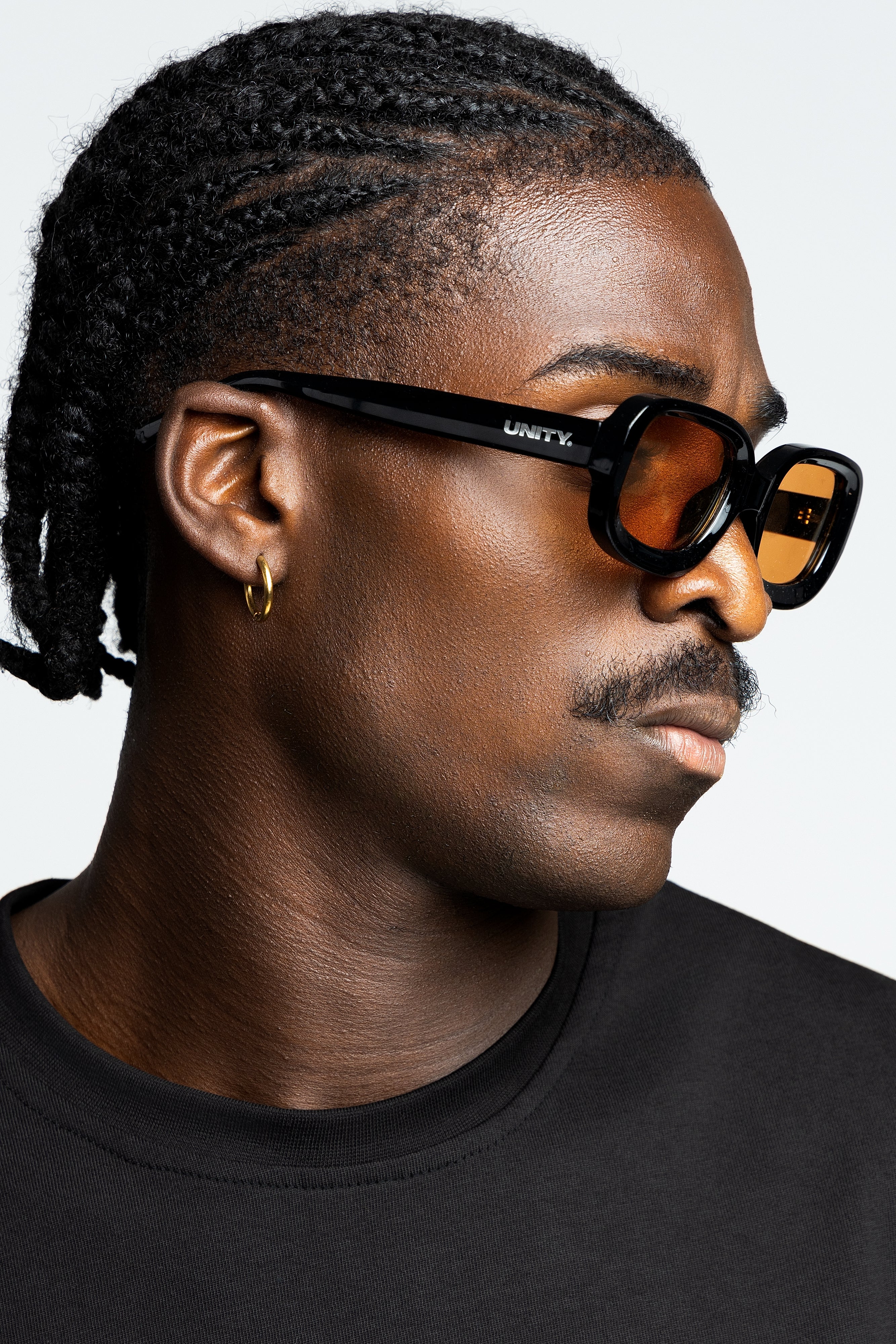 Unity Trace Sunglasses Black Amber