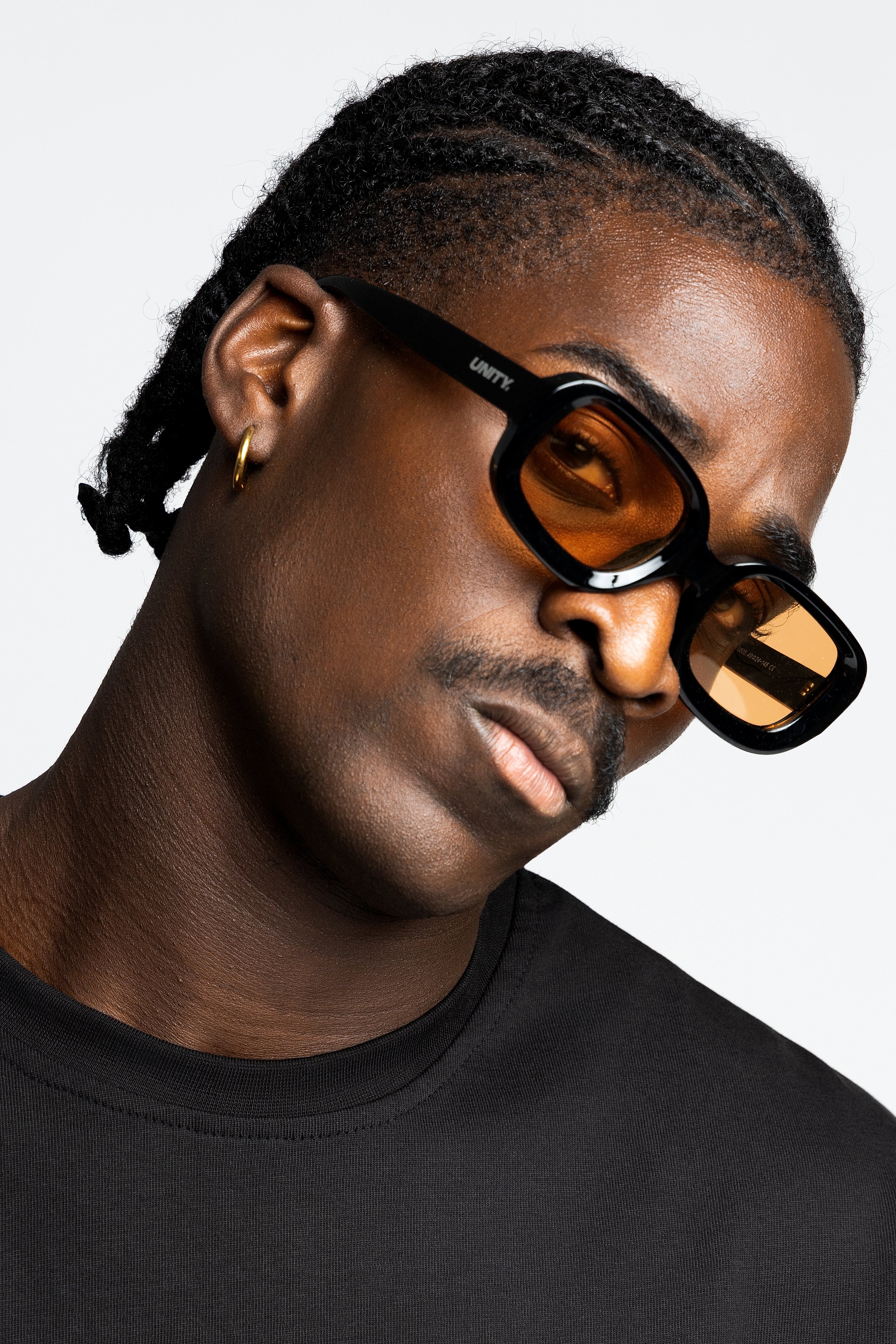 Unity Trace Sunglasses Black Amber