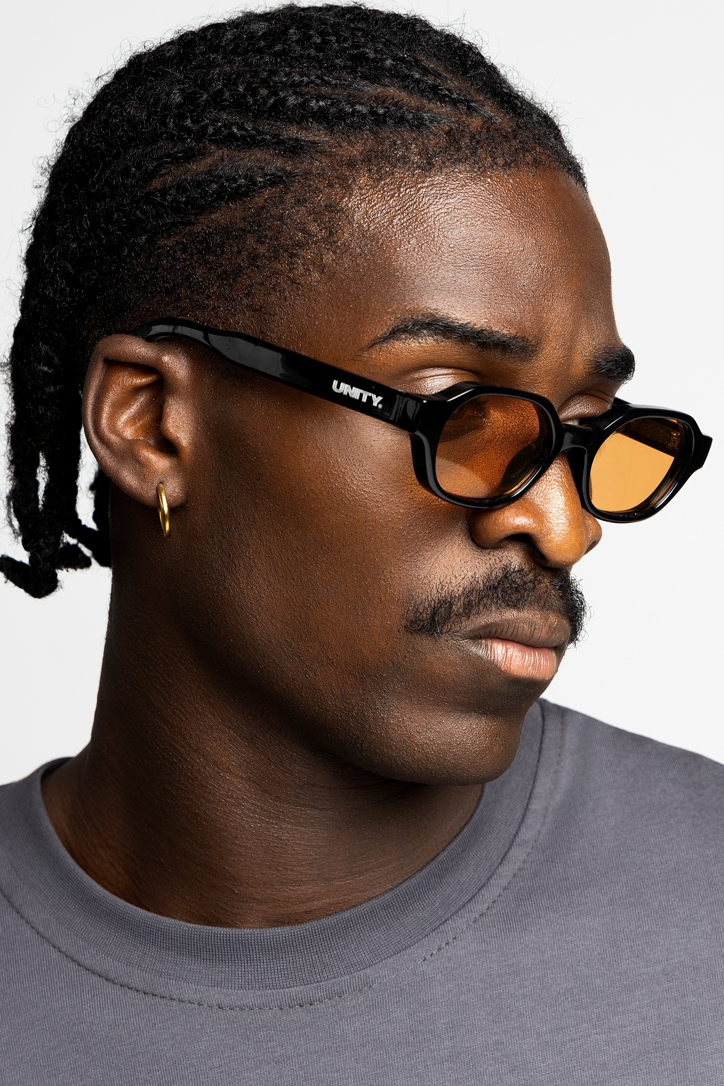 Unity Orbit Sunglasses Black Amber