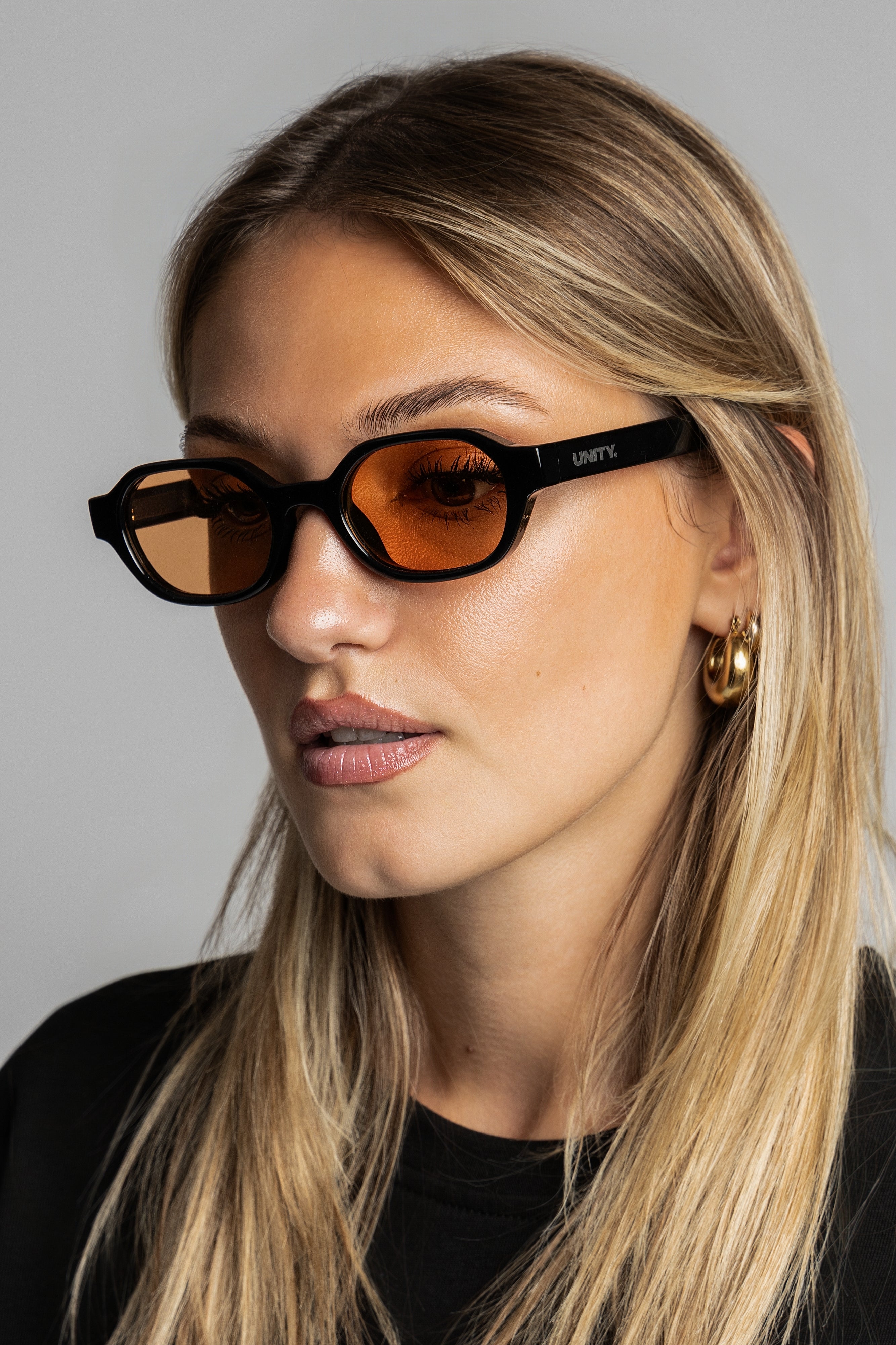 Unity Orbit Sunglasses Black Amber