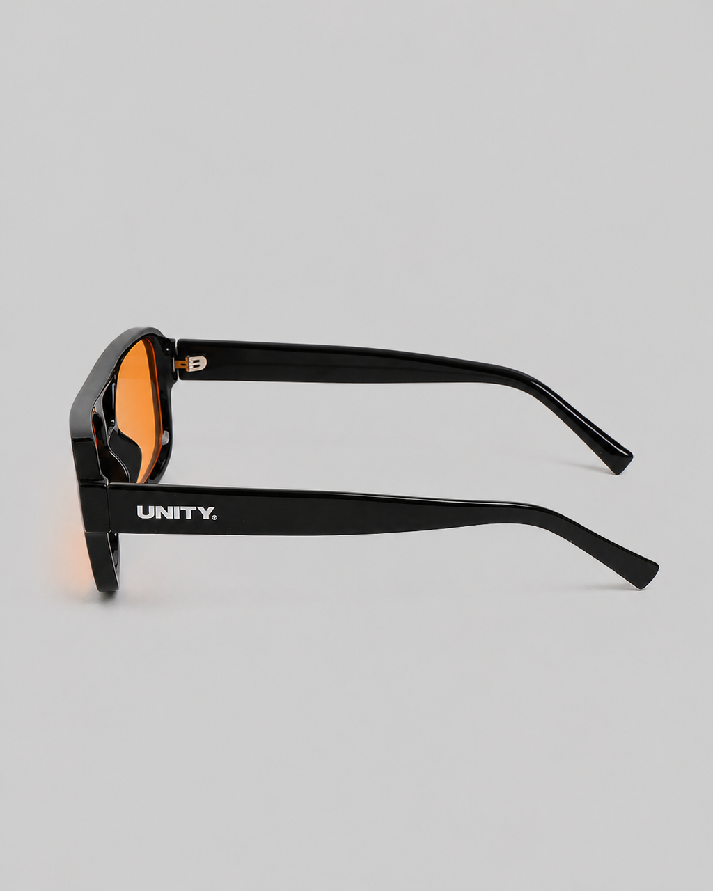 Unity Rift Sunglasses Black Amber