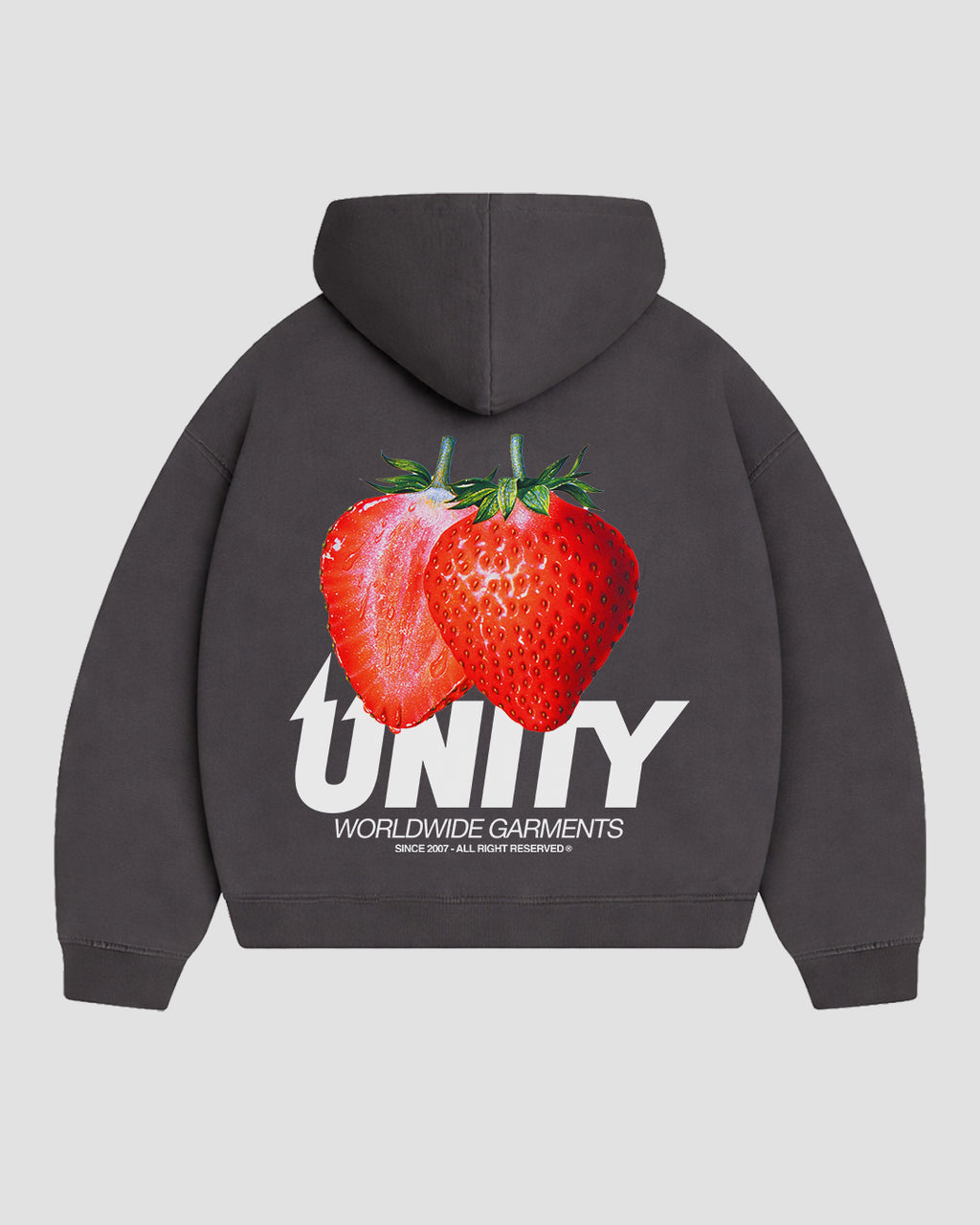 Hoodie Unity Strawberry Black