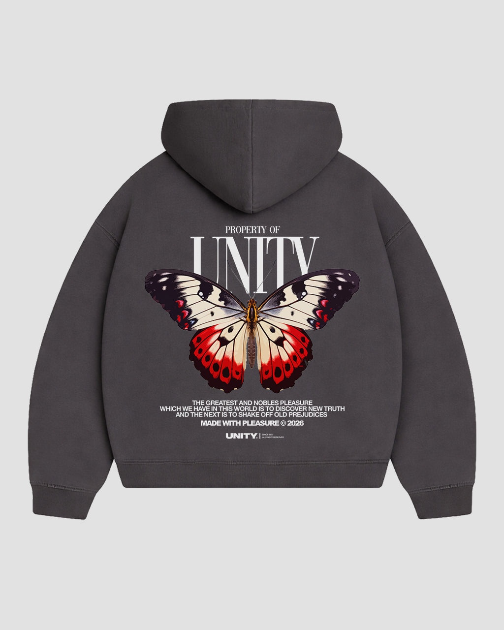 Hoodie Unity Butterfly Black