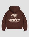 Hoodie Unity Art Dep. Dark Chocolate