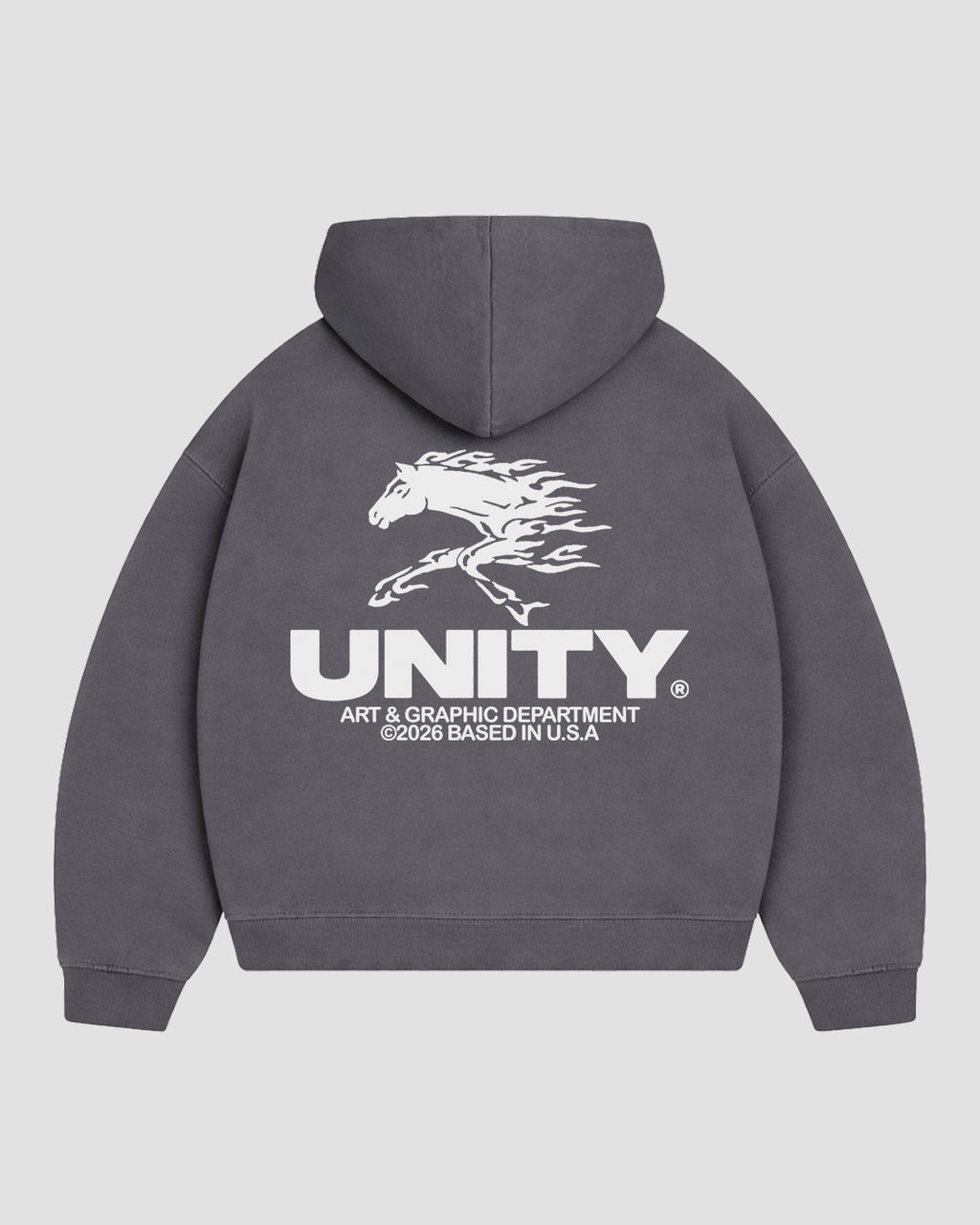 Hoodie Unity Art Dep. Dark grey