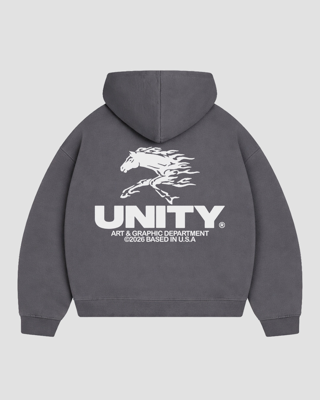 Hoodie Unity Art Dep. Dark grey