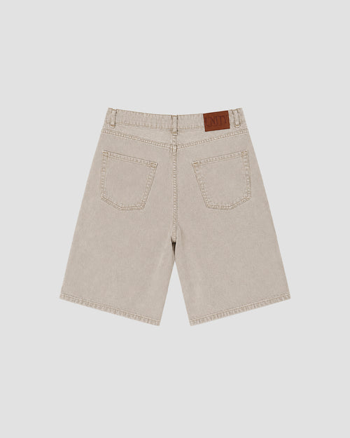 Denim Jorts Stonewashed Sand