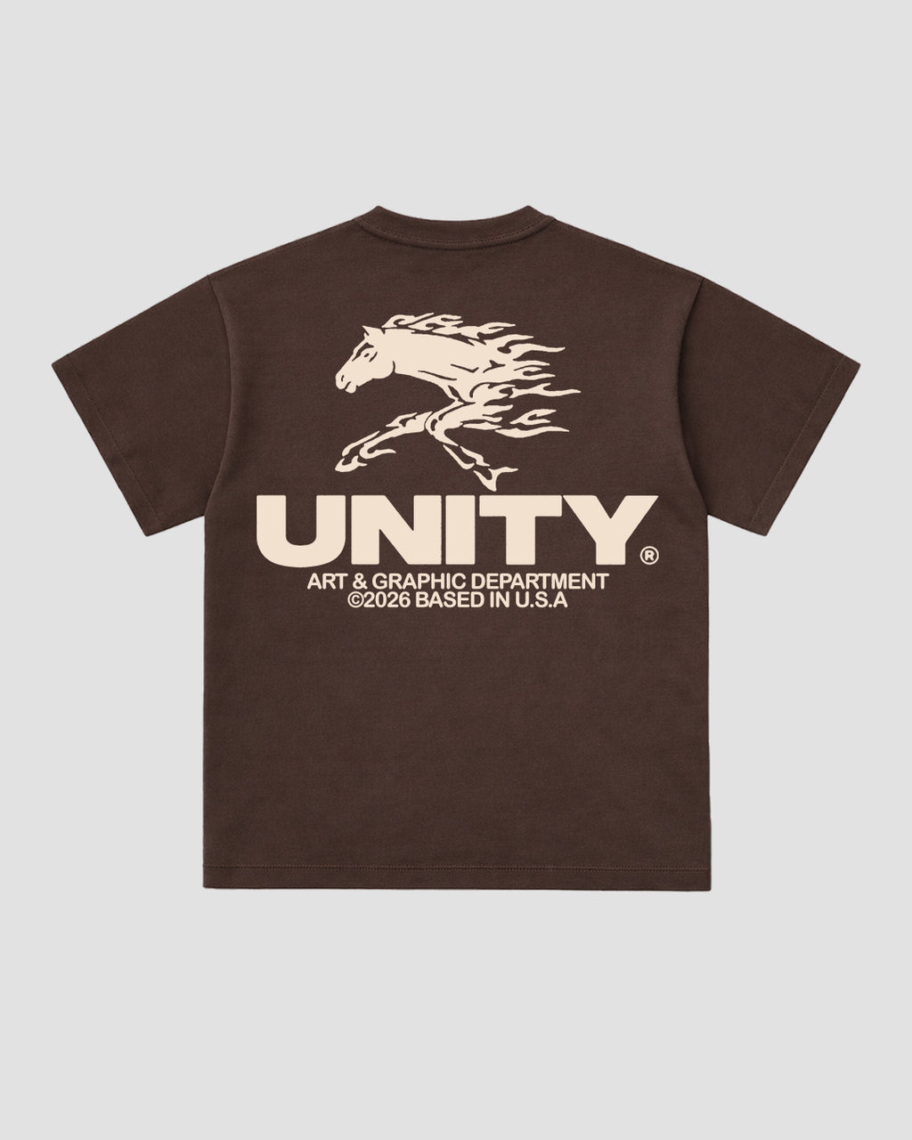 T-Shirt Unity Art Dep. Dark Chocolate