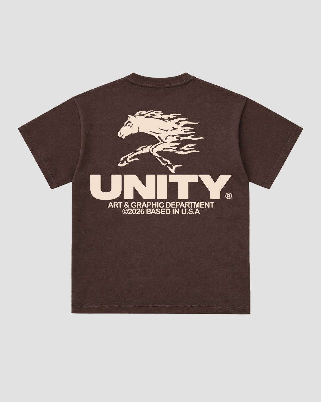 T-Shirt Unity Art Dep. Dark Chocolate