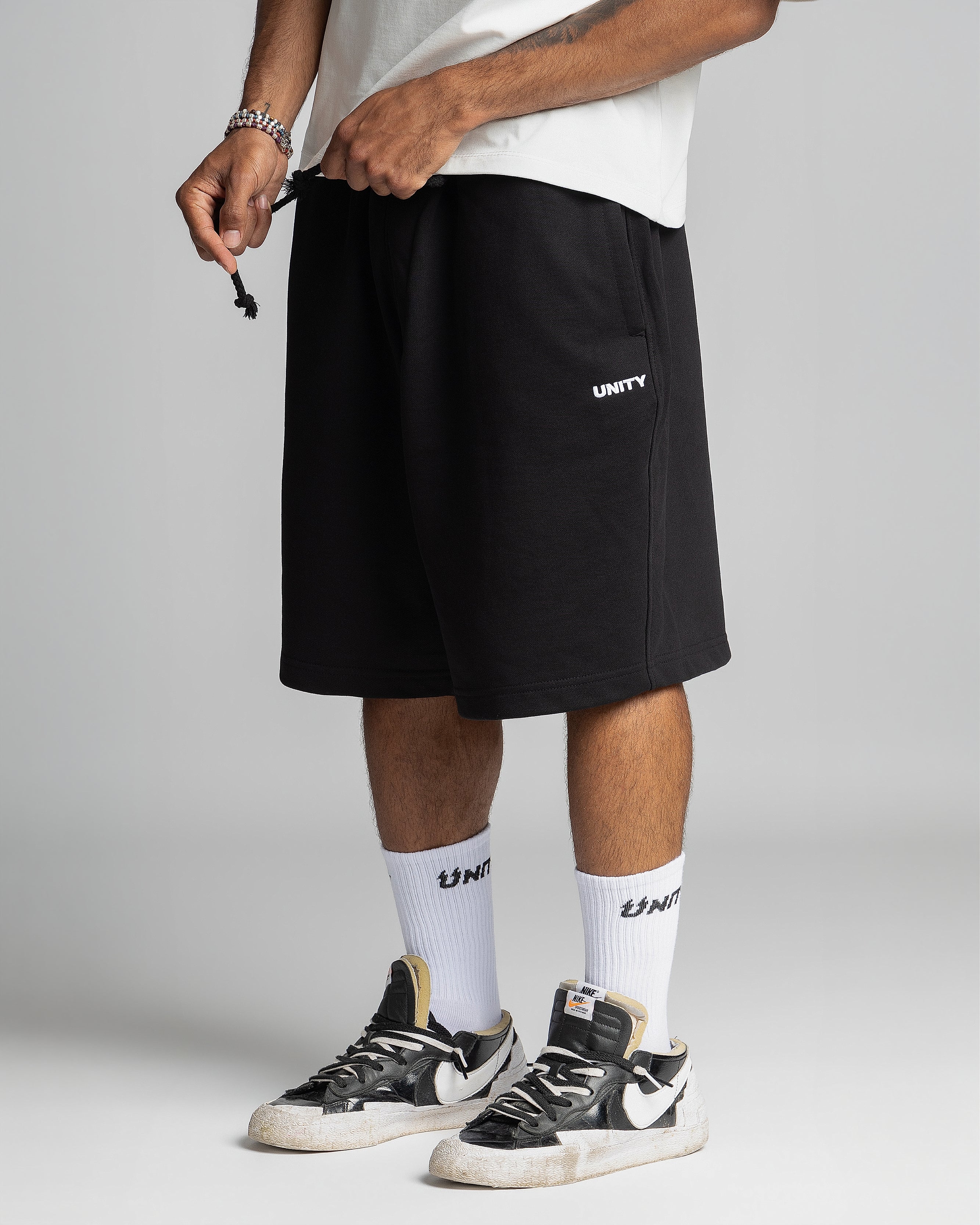 Sweat Jorts Unity Black