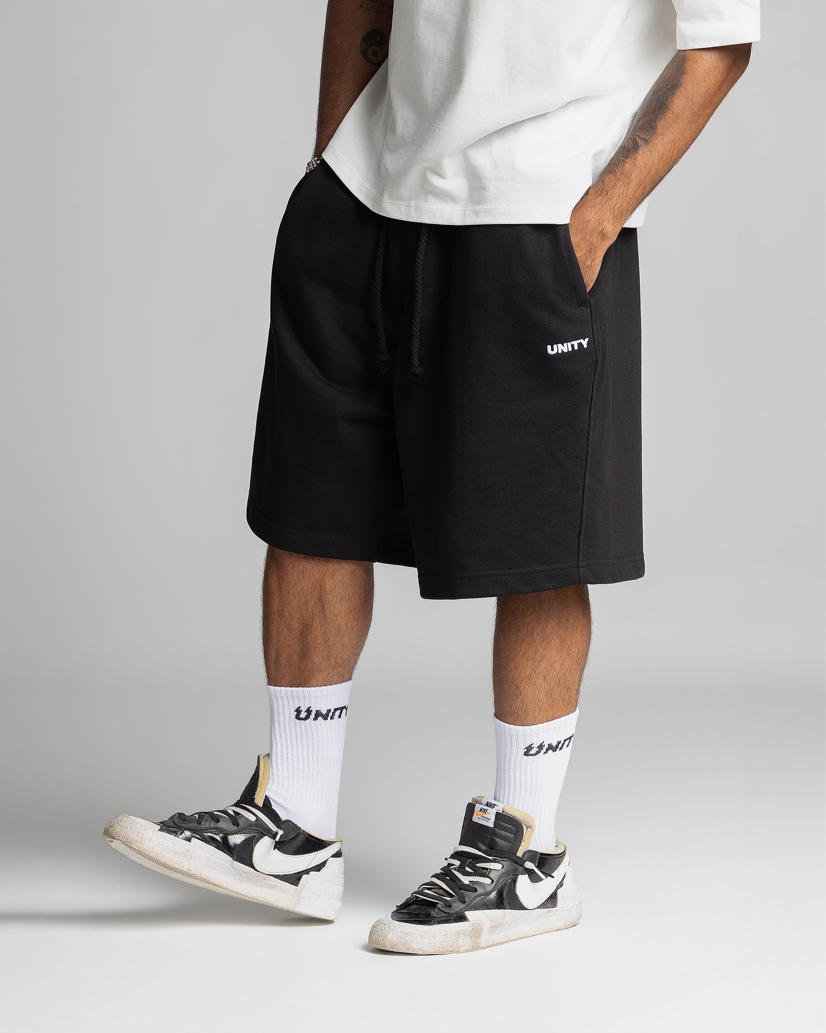Sweat Jorts Unity Black