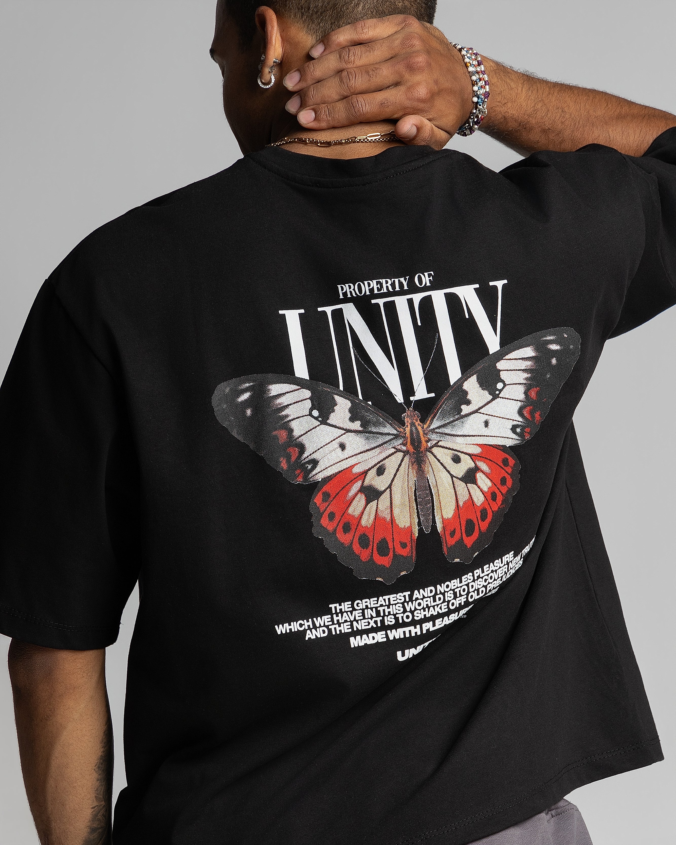 T-Shirt Unity Butterfly Black
