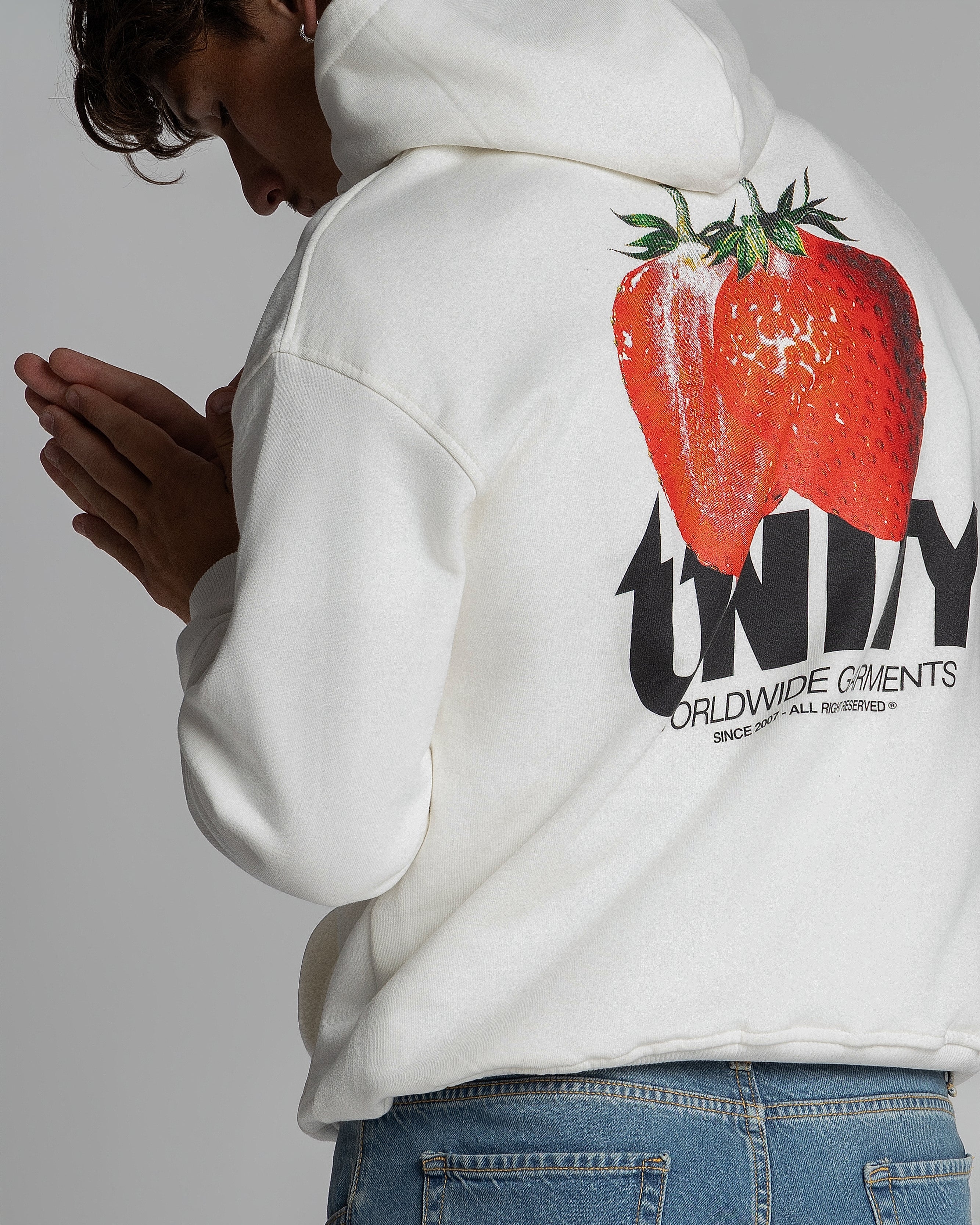 Hoodie Unity Strawberry Off-White
