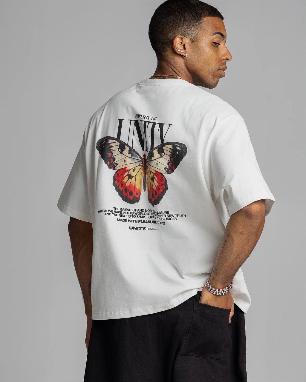 T-Shirt Unity Butterfly Off-White