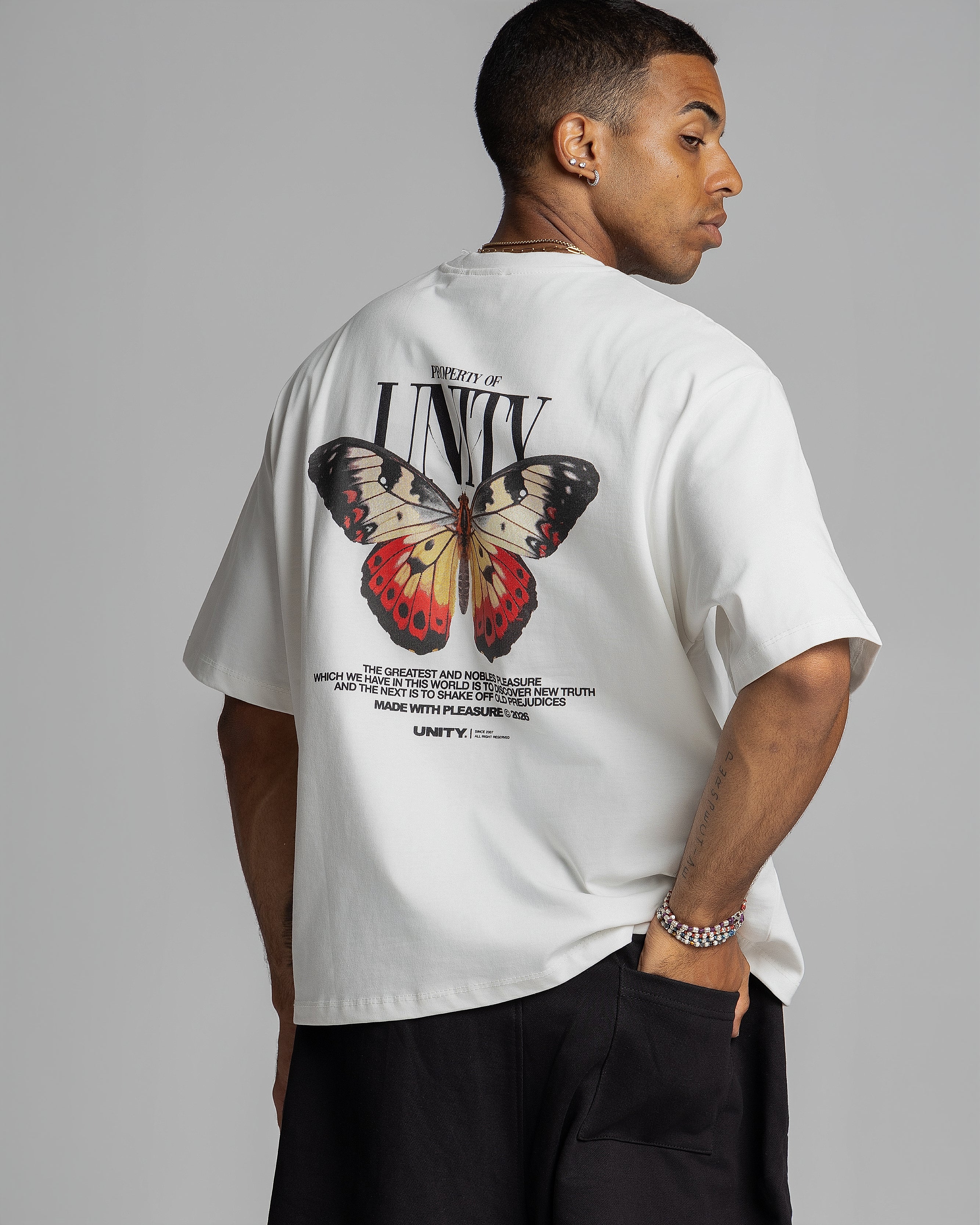 T-Shirt Unity Butterfly Off-White