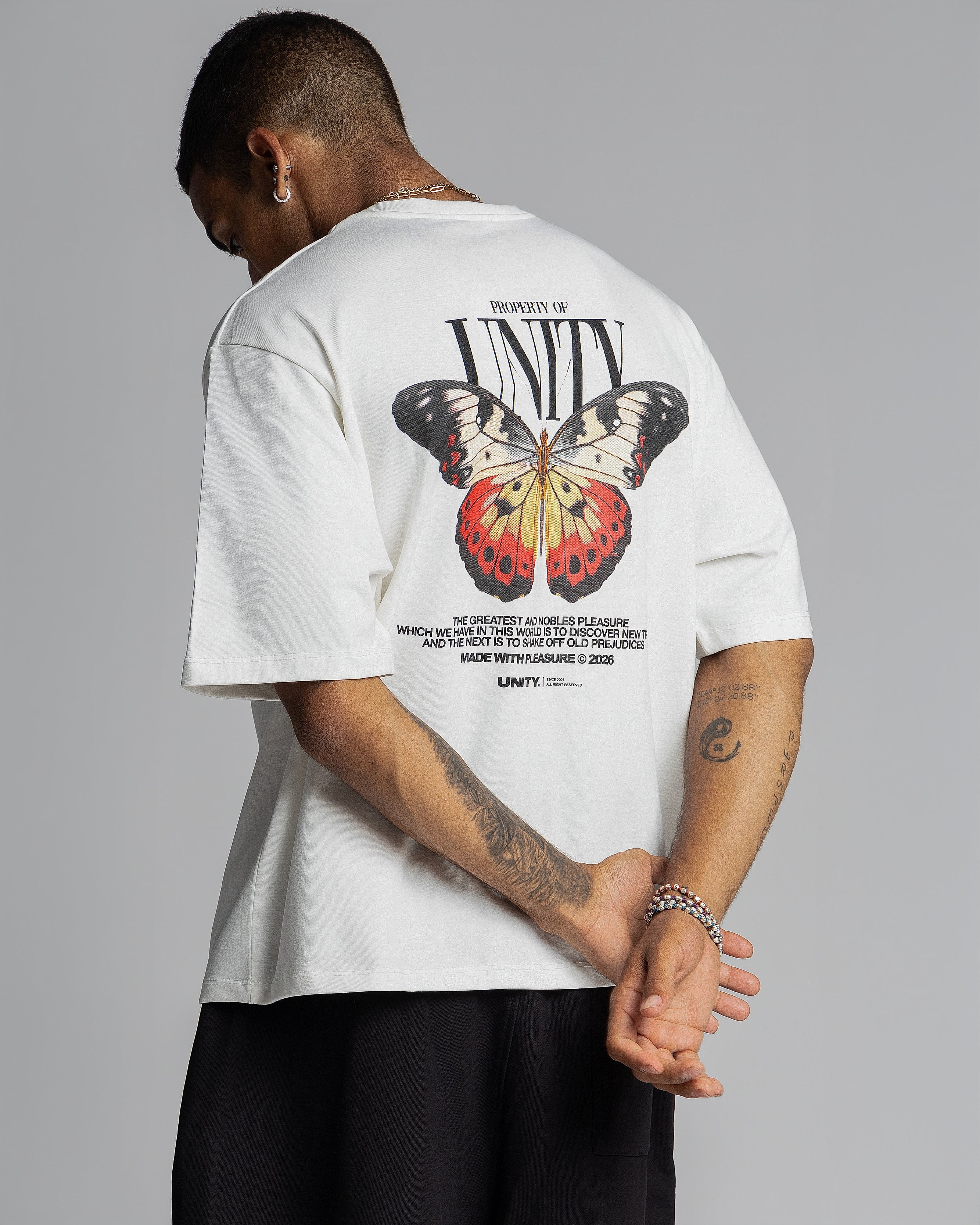 T-Shirt Unity Butterfly Off-White