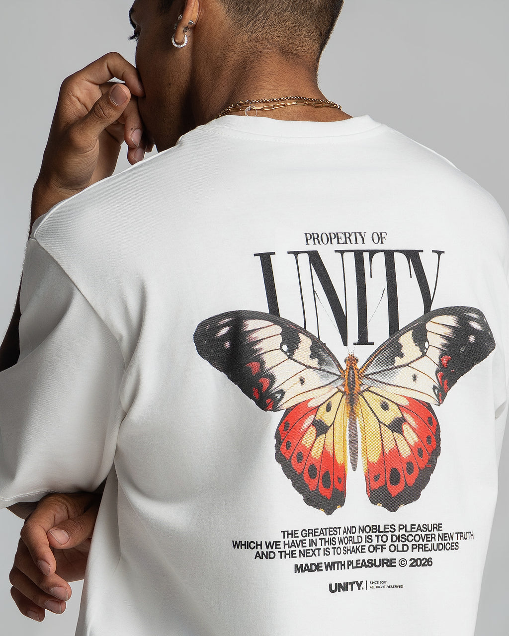 T-Shirt Unity Butterfly Off-White