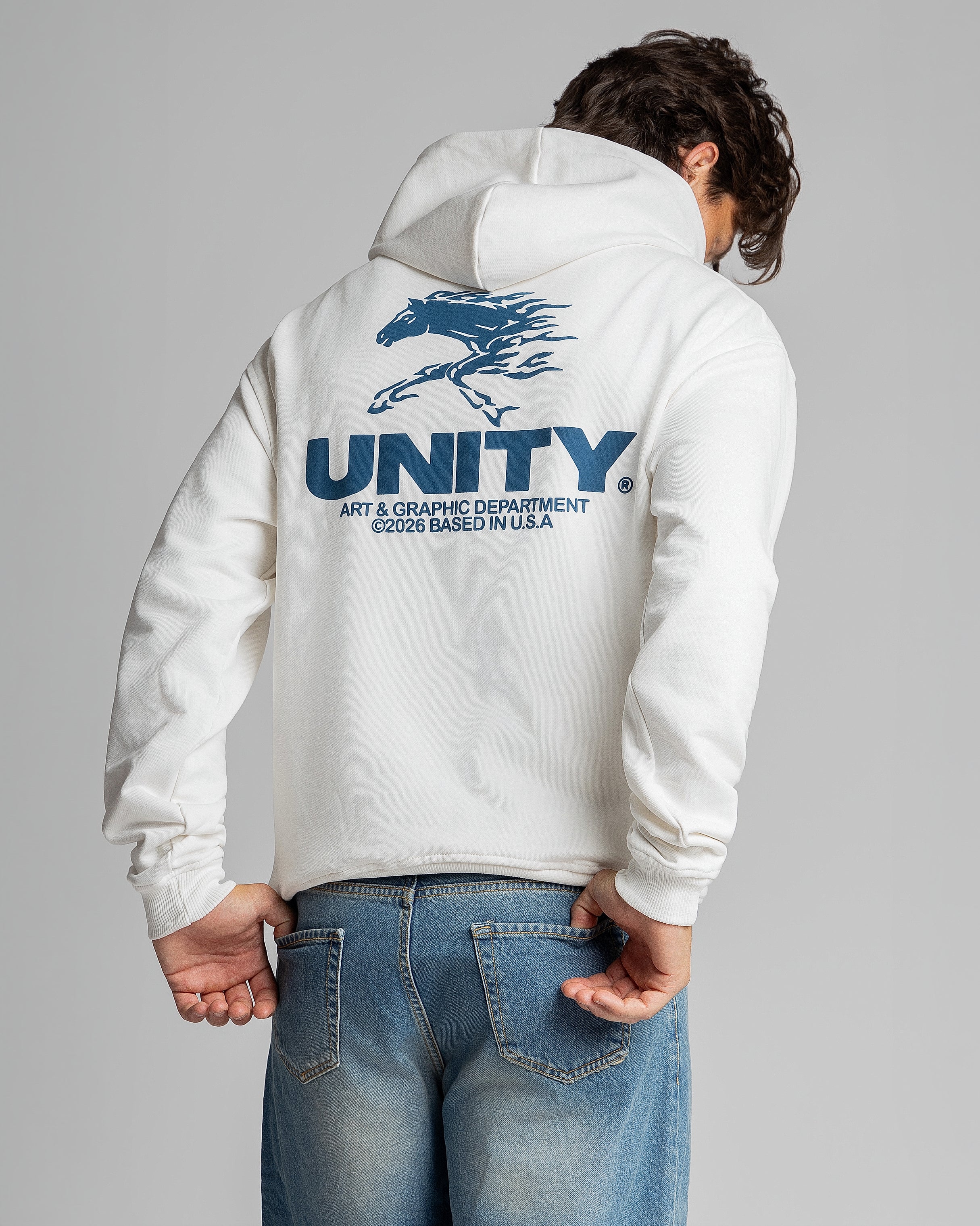 Hoodie Unity Art Dep. Off-White