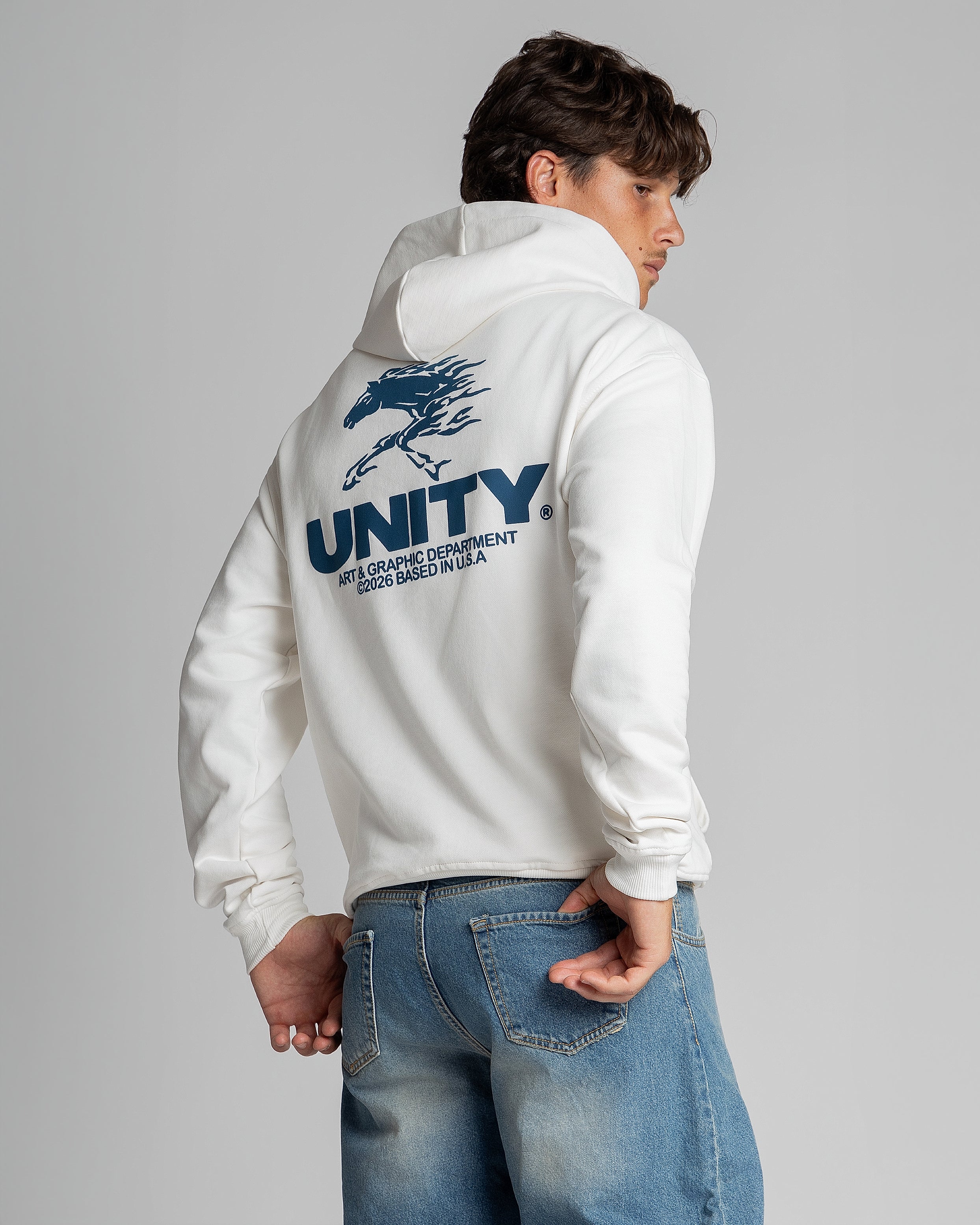 Hoodie Unity Art Dep. Off-White