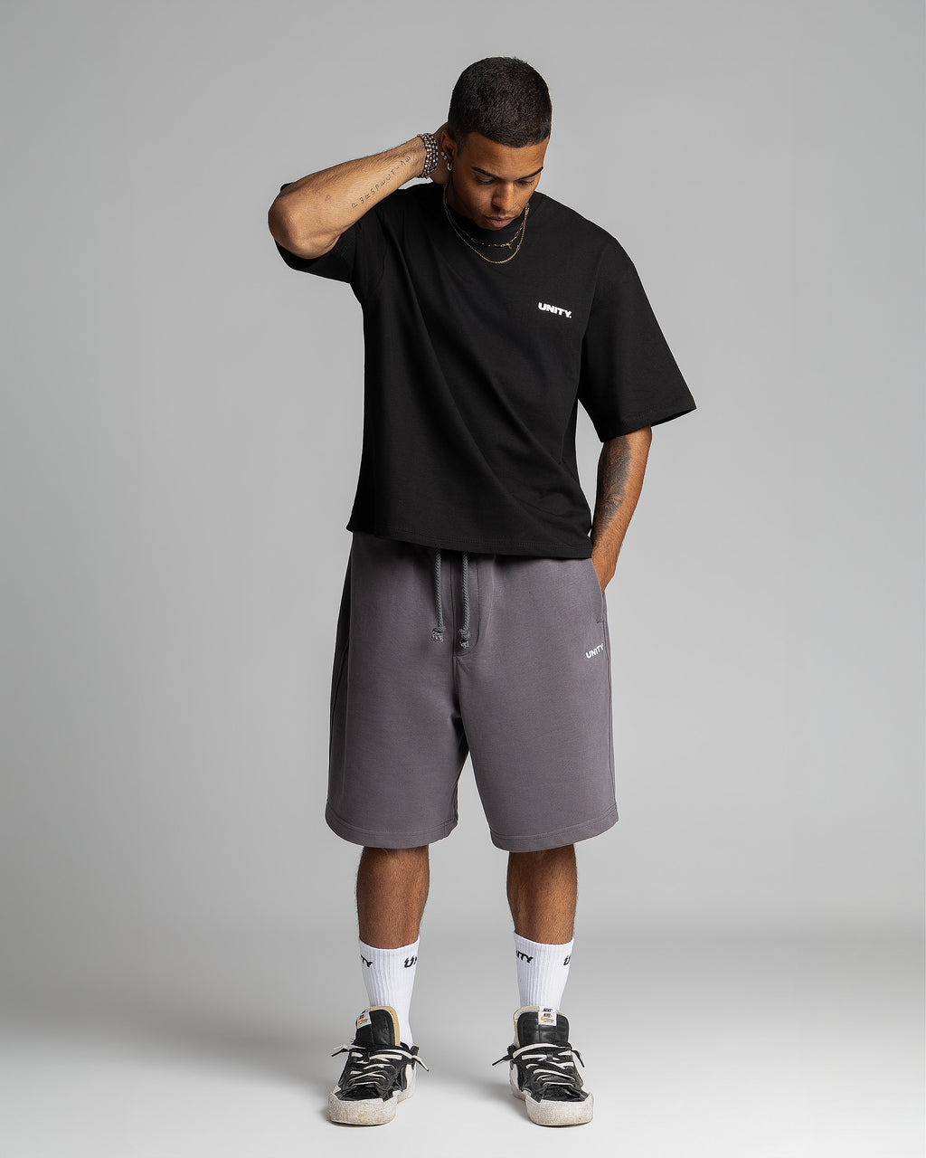Sweat Jorts Unity Dark Grey