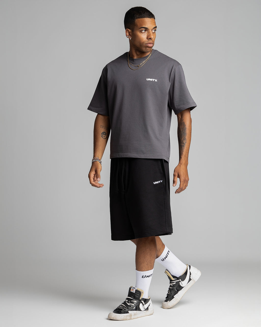 Sweat Jorts Unity Black