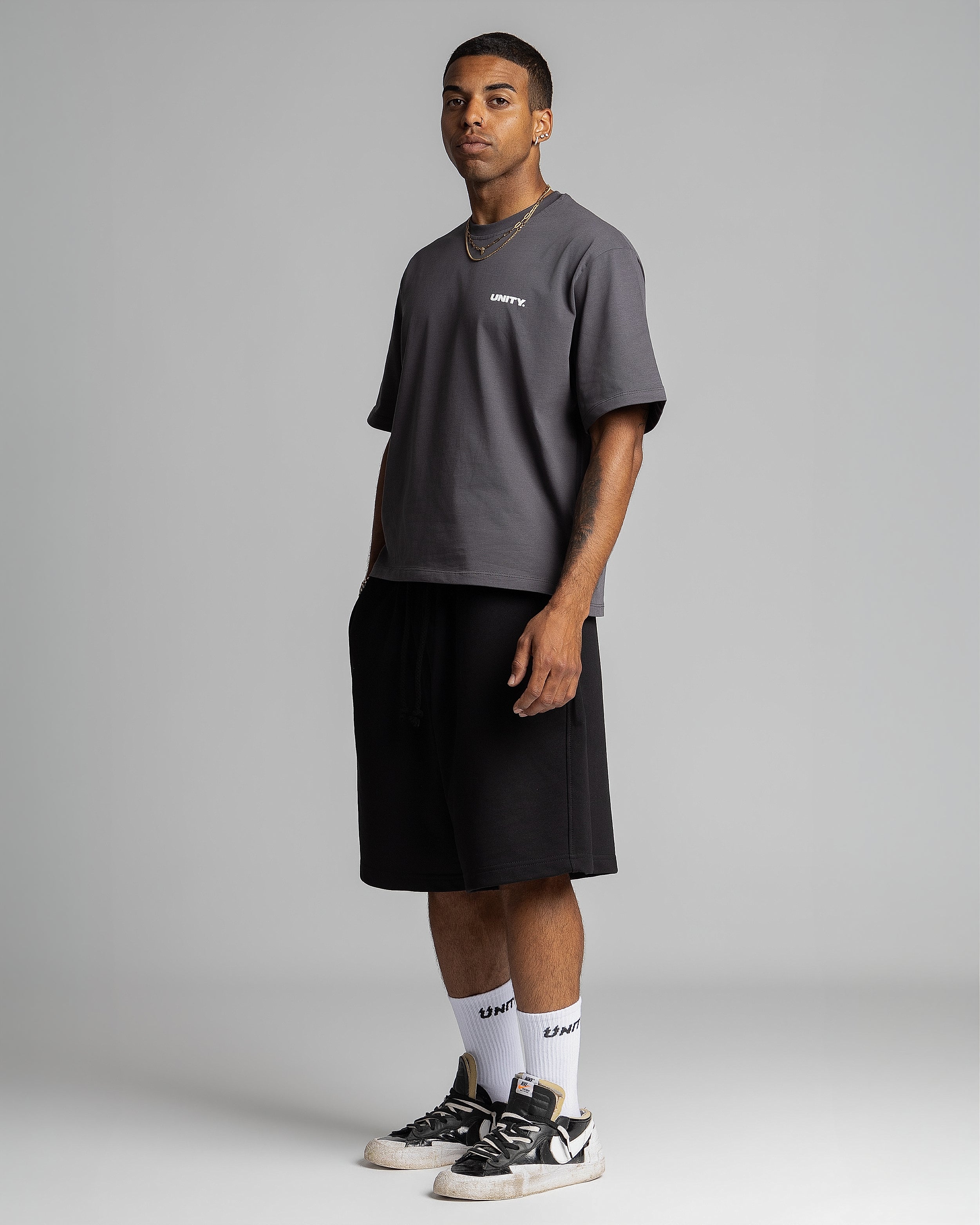 Sweat Jorts Unity Black