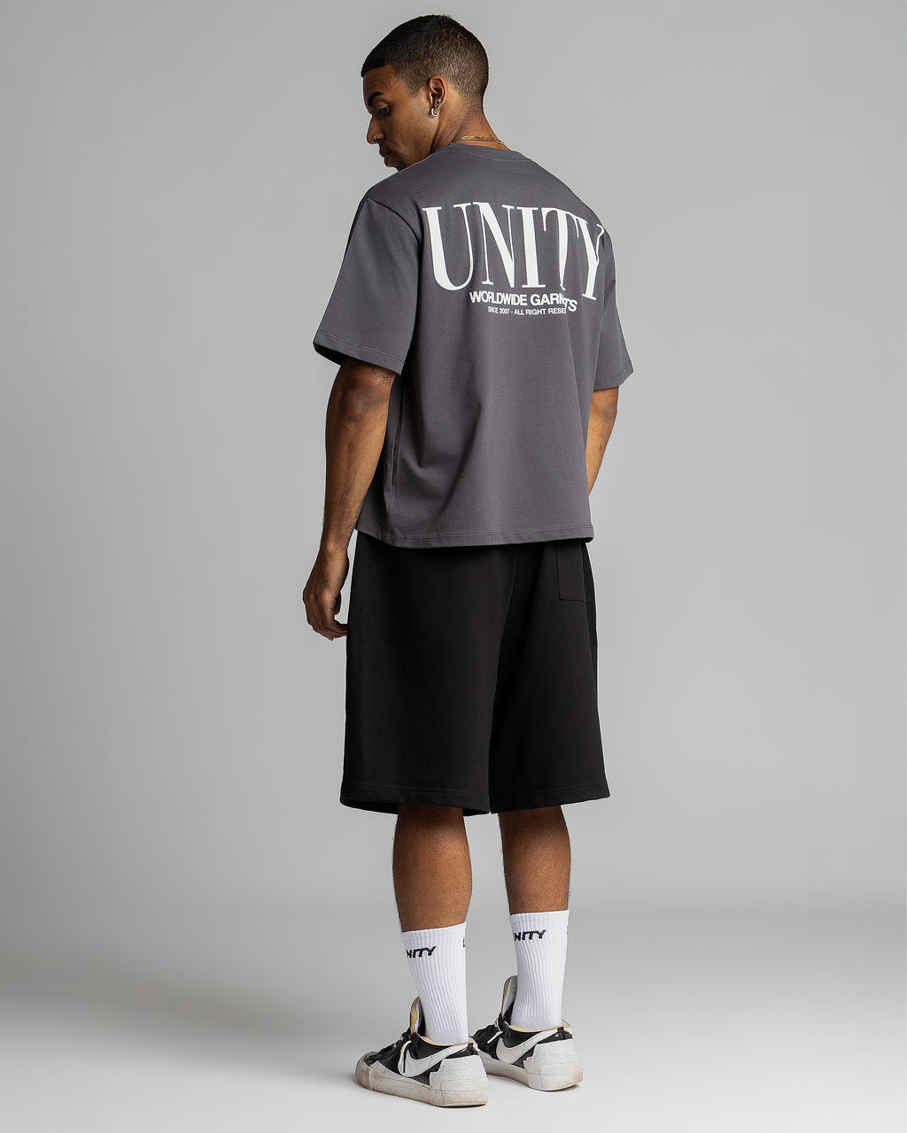 Sweat Jorts Unity Black