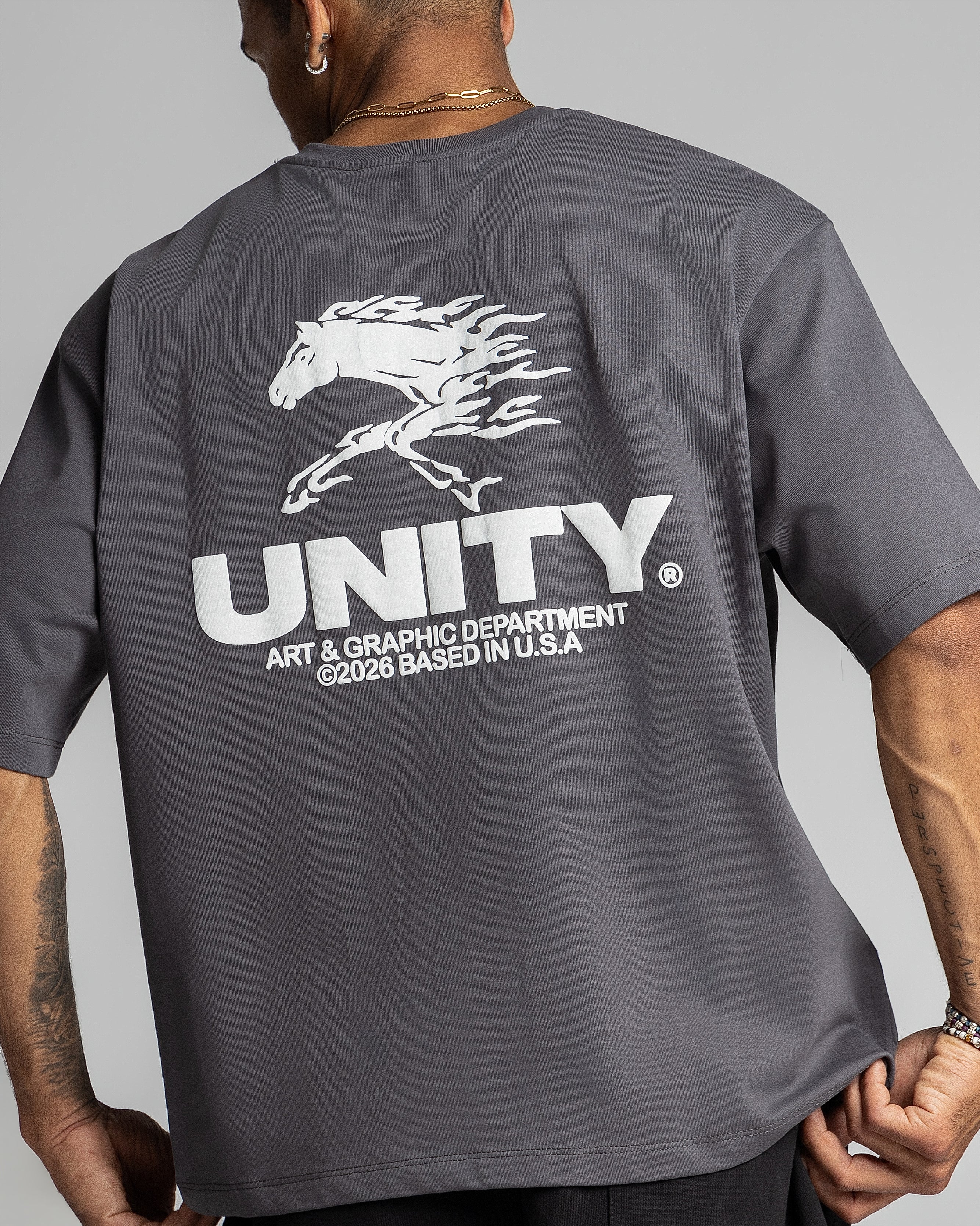 T-Shirt Unity Art Dep. Dark Grey