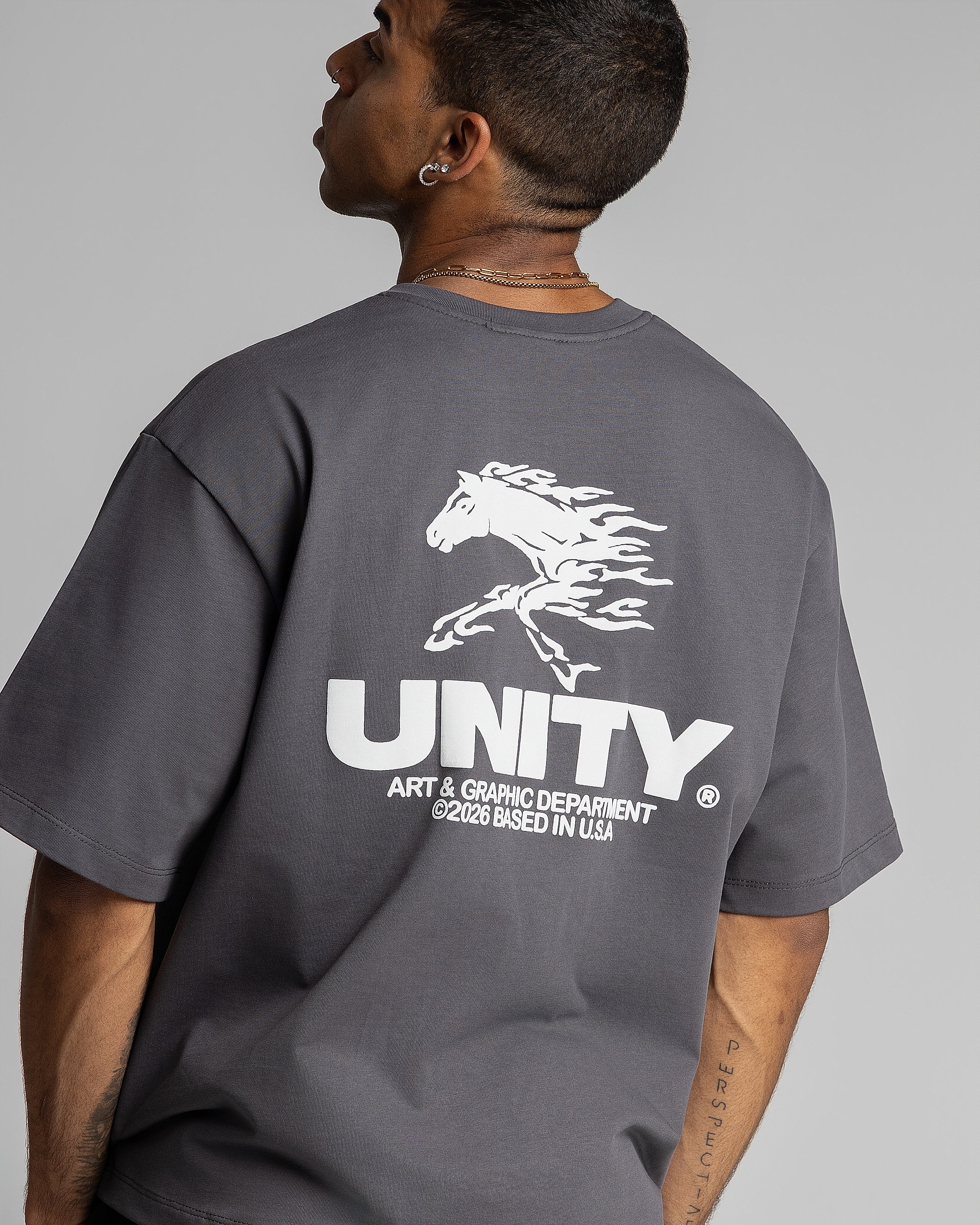 T-Shirt Unity Art Dep. Dark Grey