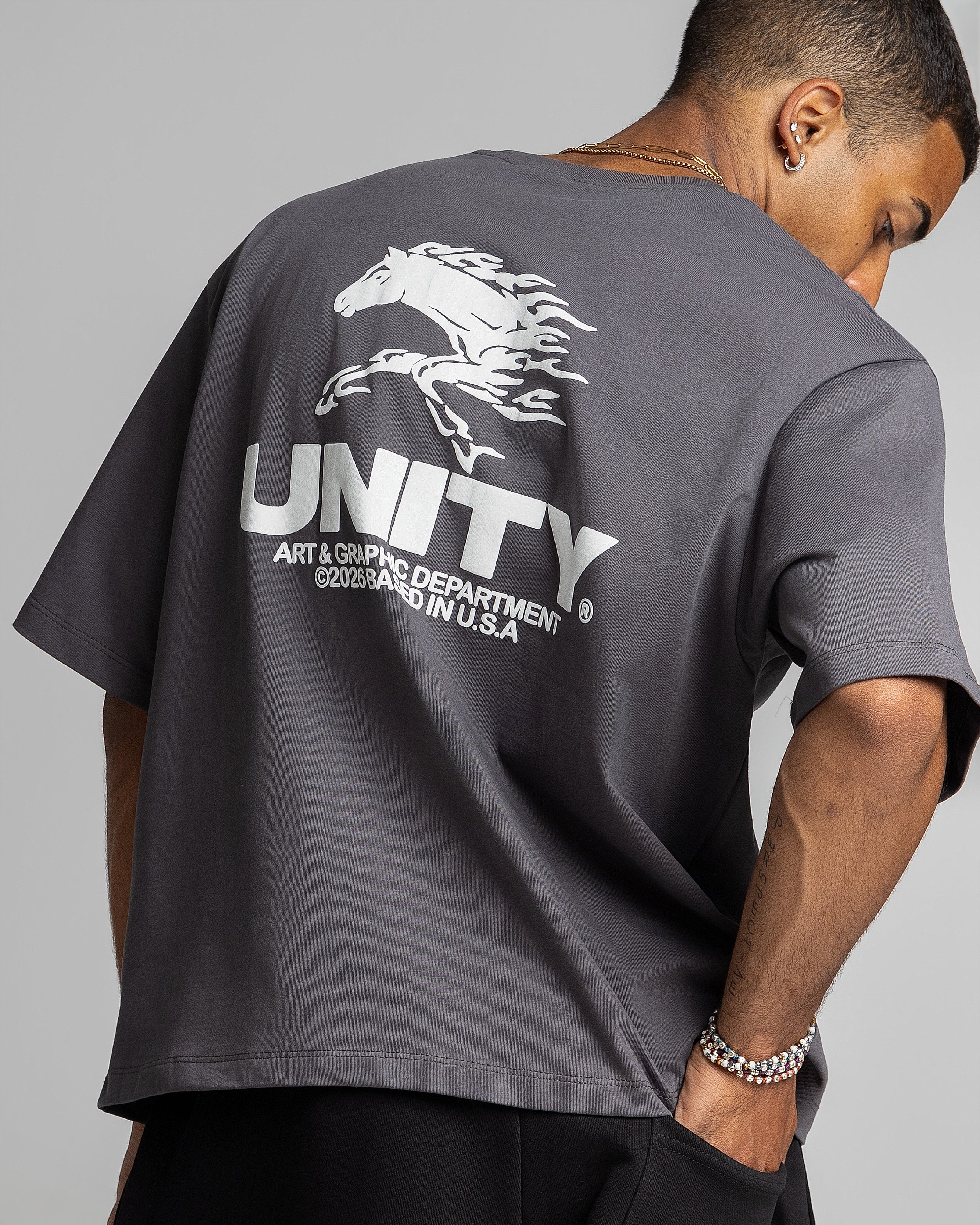 T-Shirt Unity Art Dep. Dark Grey