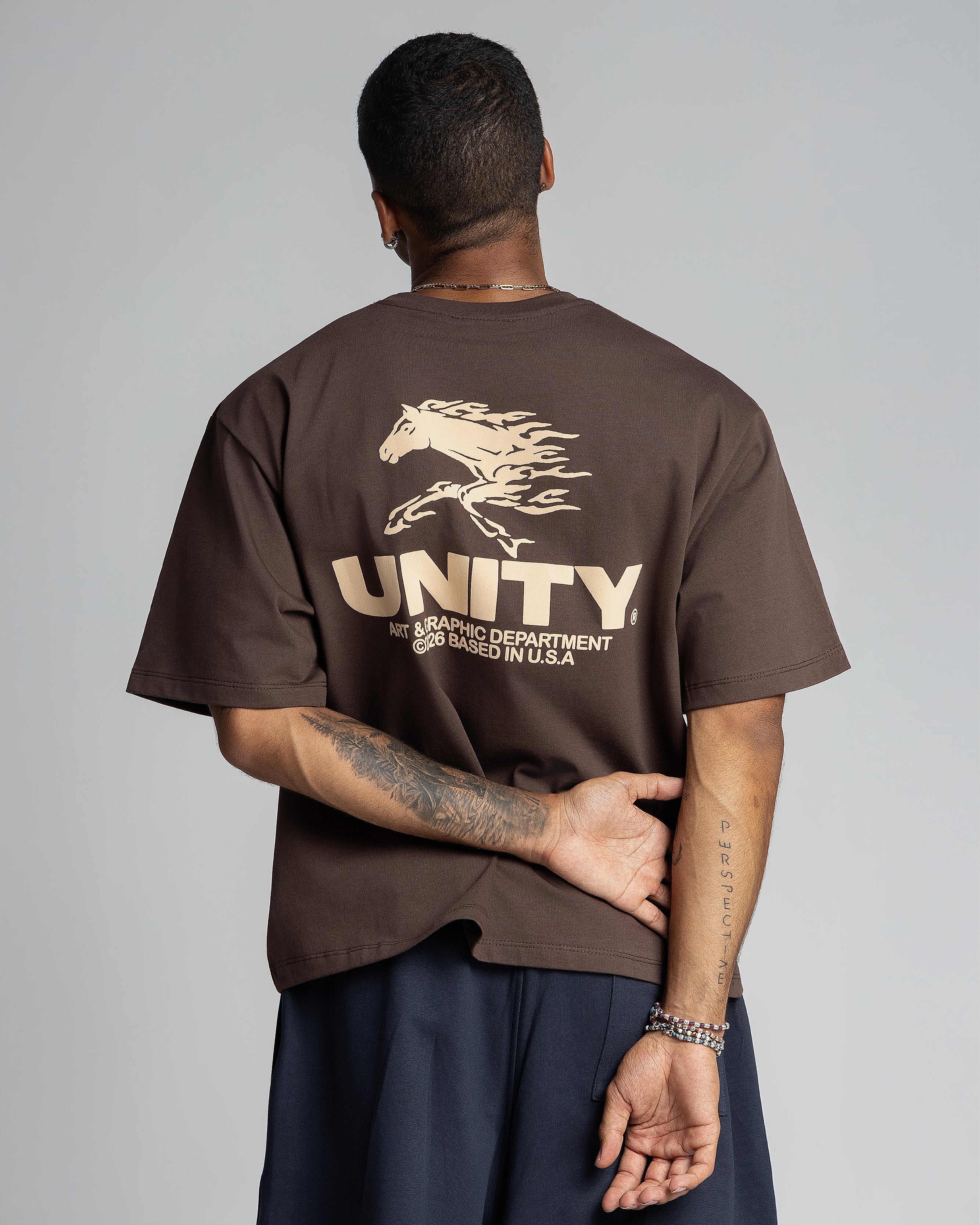 T-Shirt Unity Art Dep. Dark Chocolate