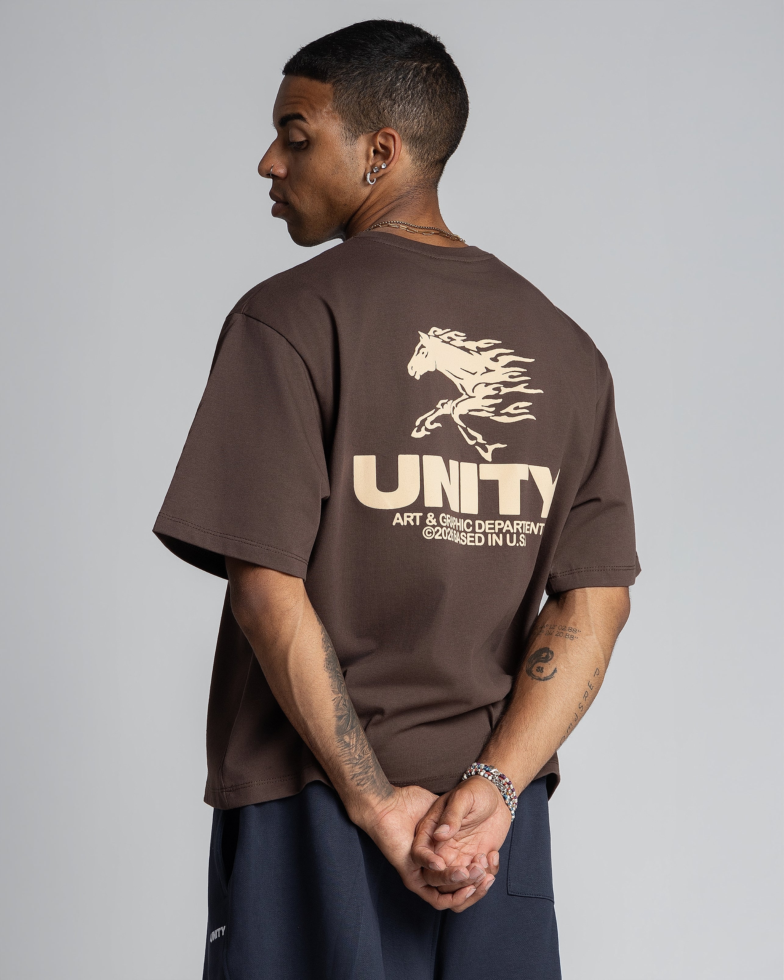 T-Shirt Unity Art Dep. Dark Chocolate