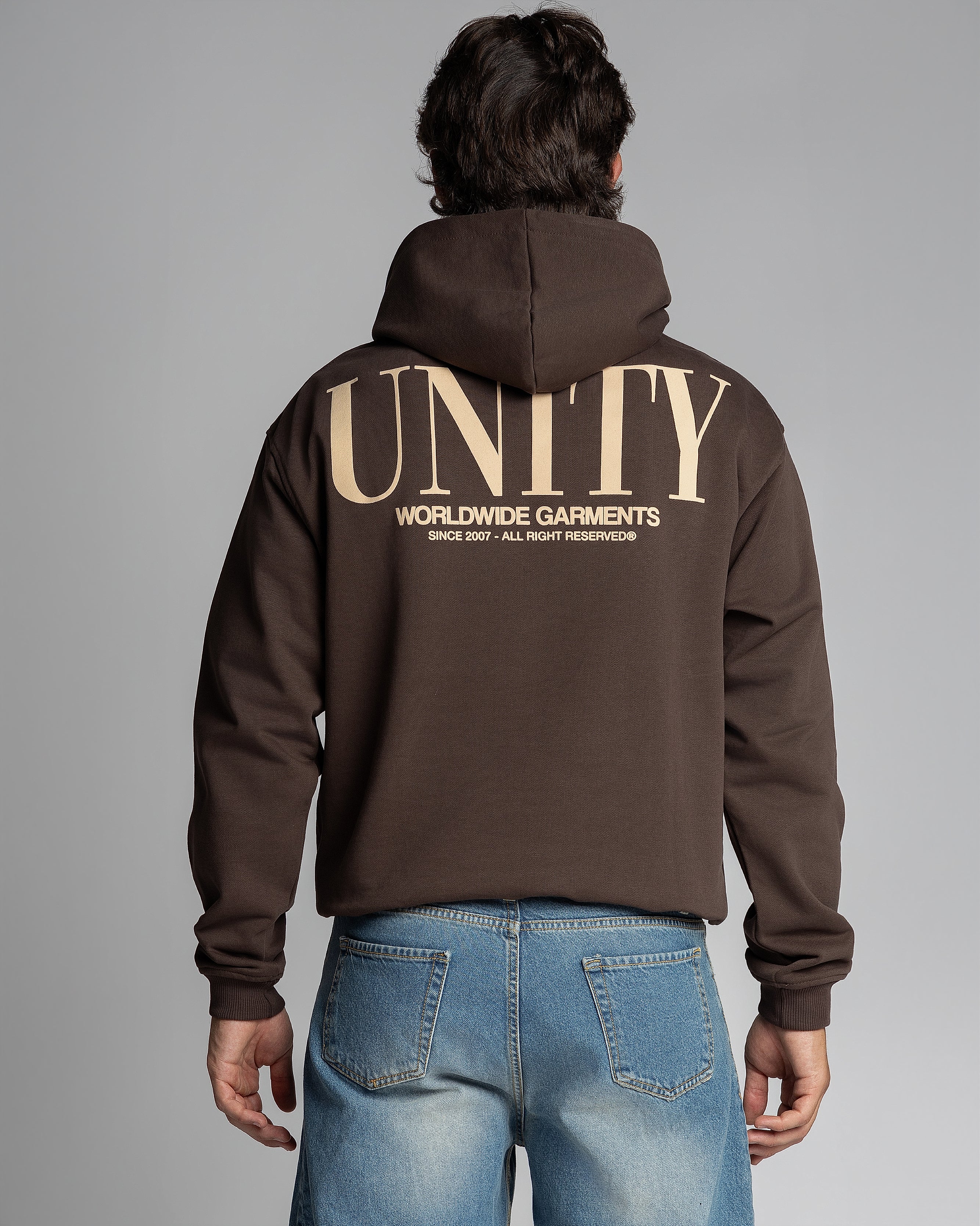 Hoodie Unity Art Dep. Dark Chocolate