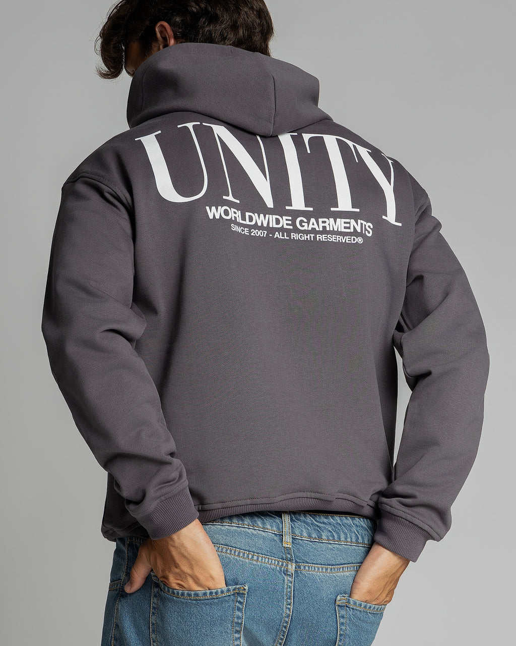 Hoodie Unity Art Dep. Dark grey