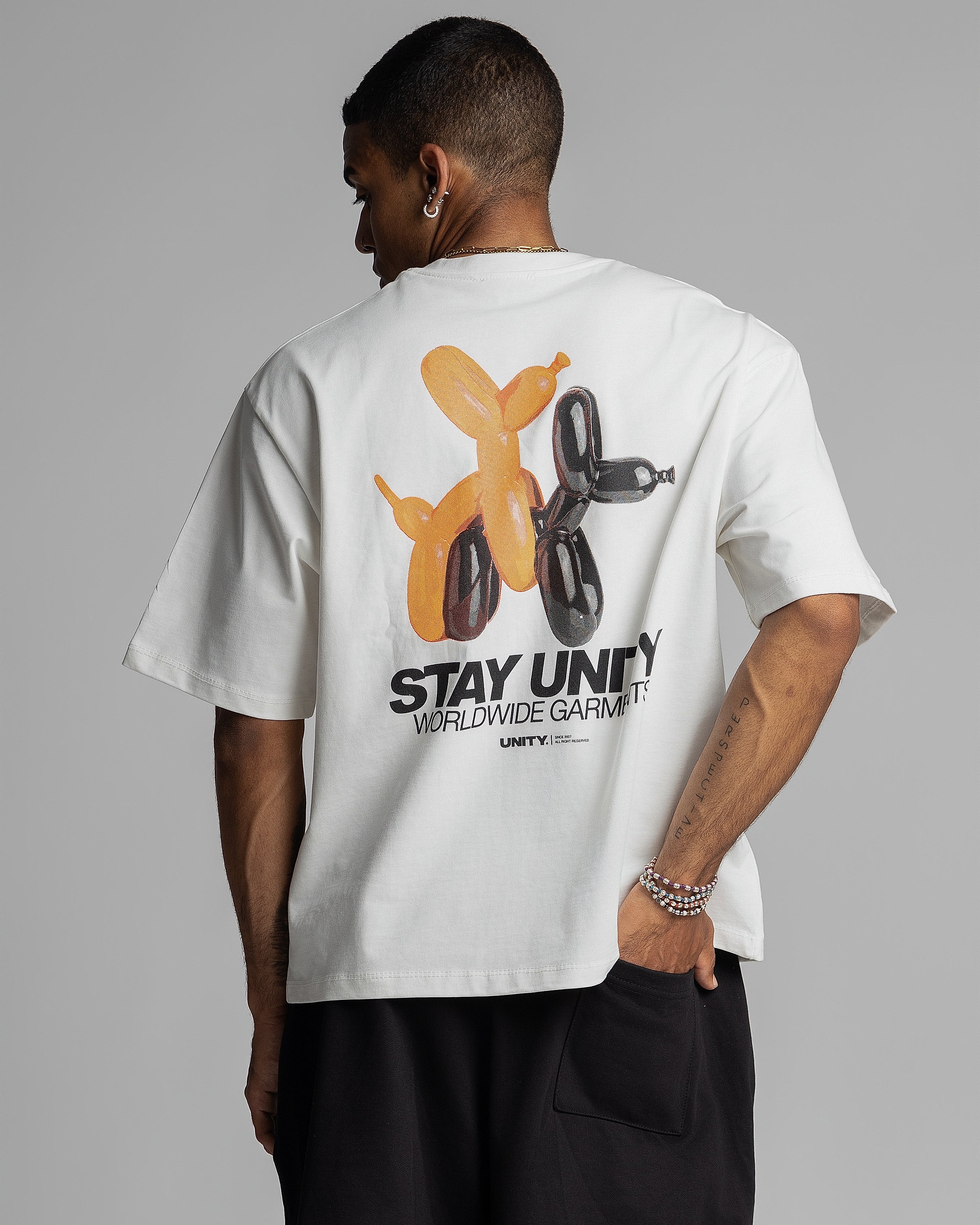 T-Shirt Stay Unity Off-White