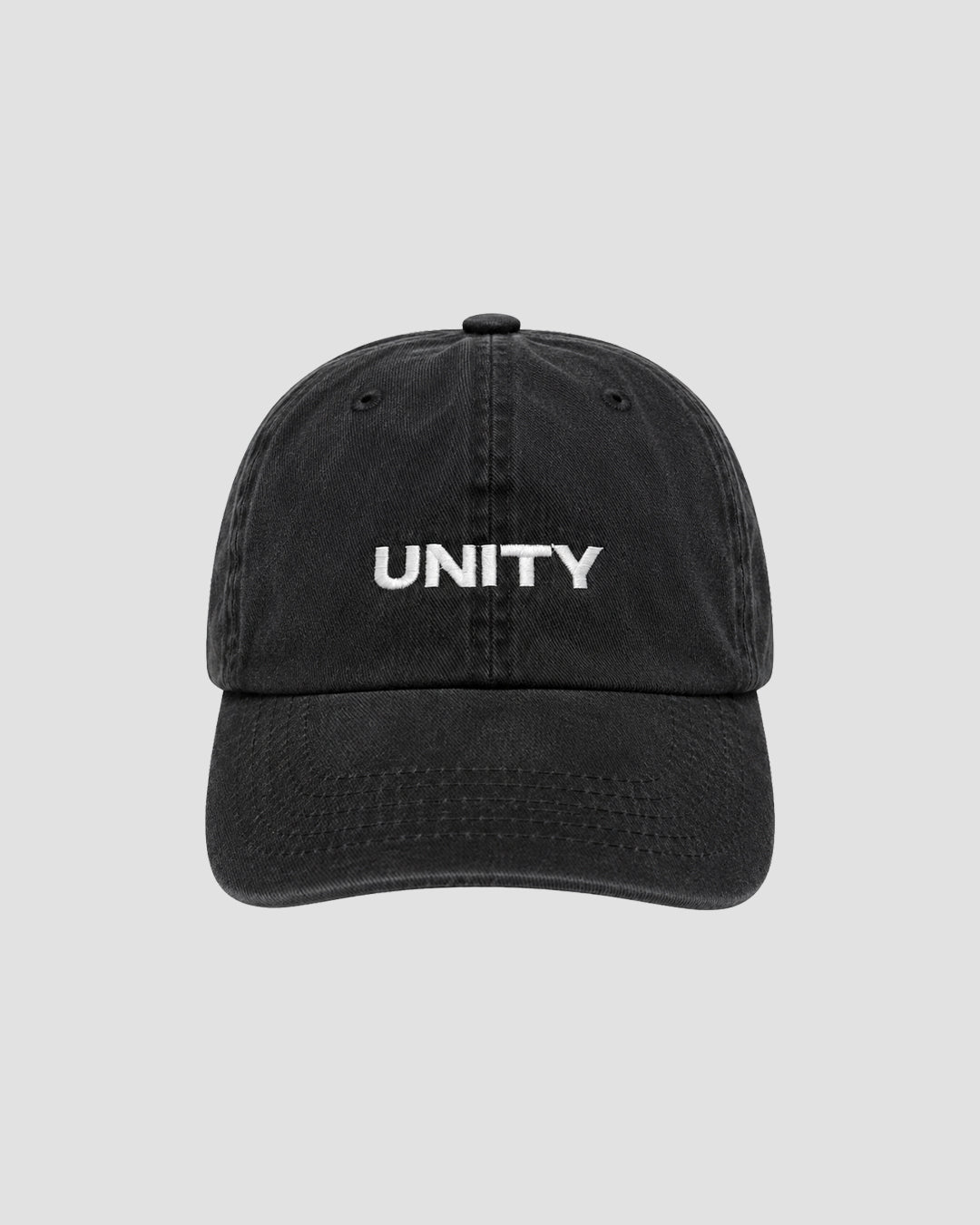Stone Washed Cap Black