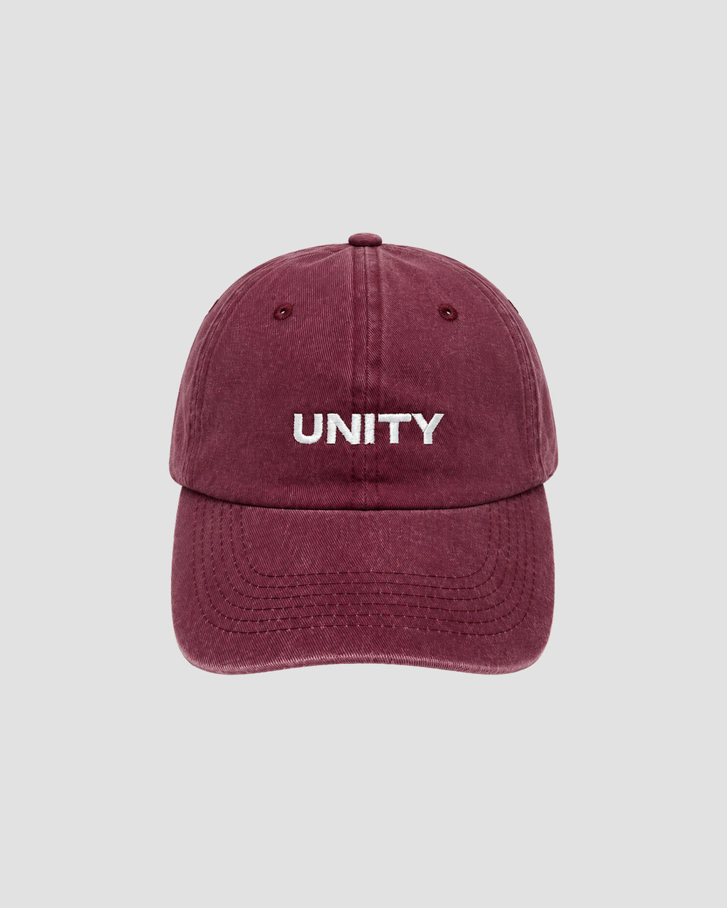 Stone Washed Cap Red