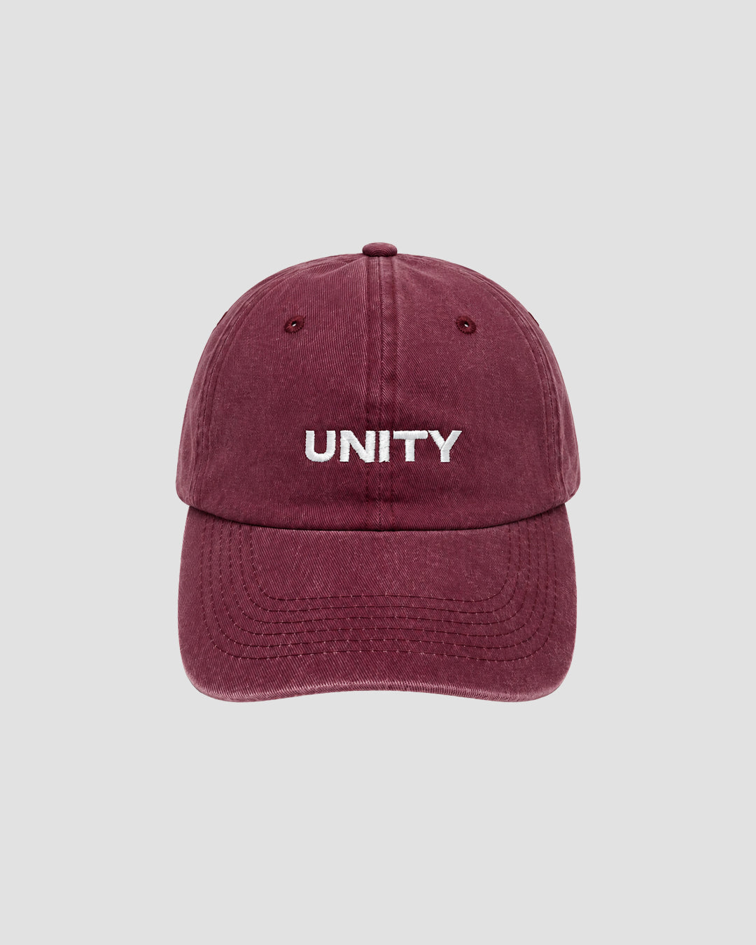 Stone Washed Cap Red