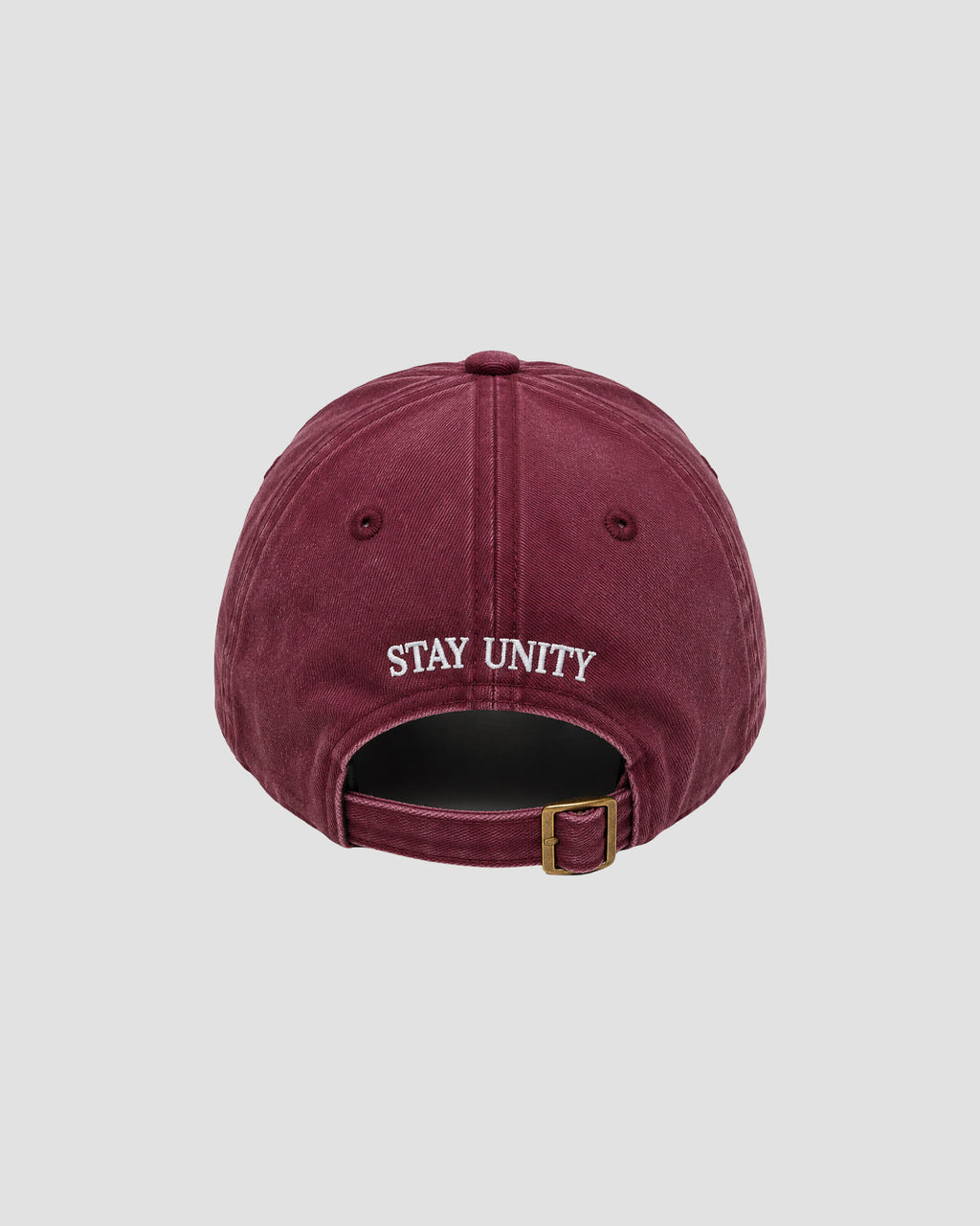 Stone Washed Cap Red