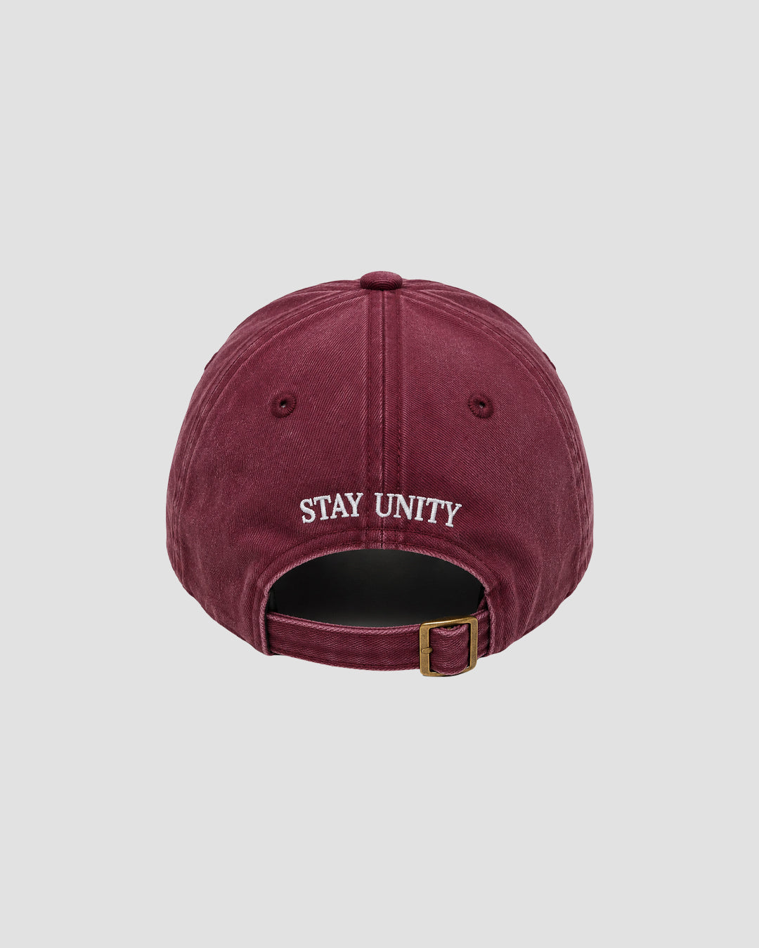 Stone Washed Cap Red