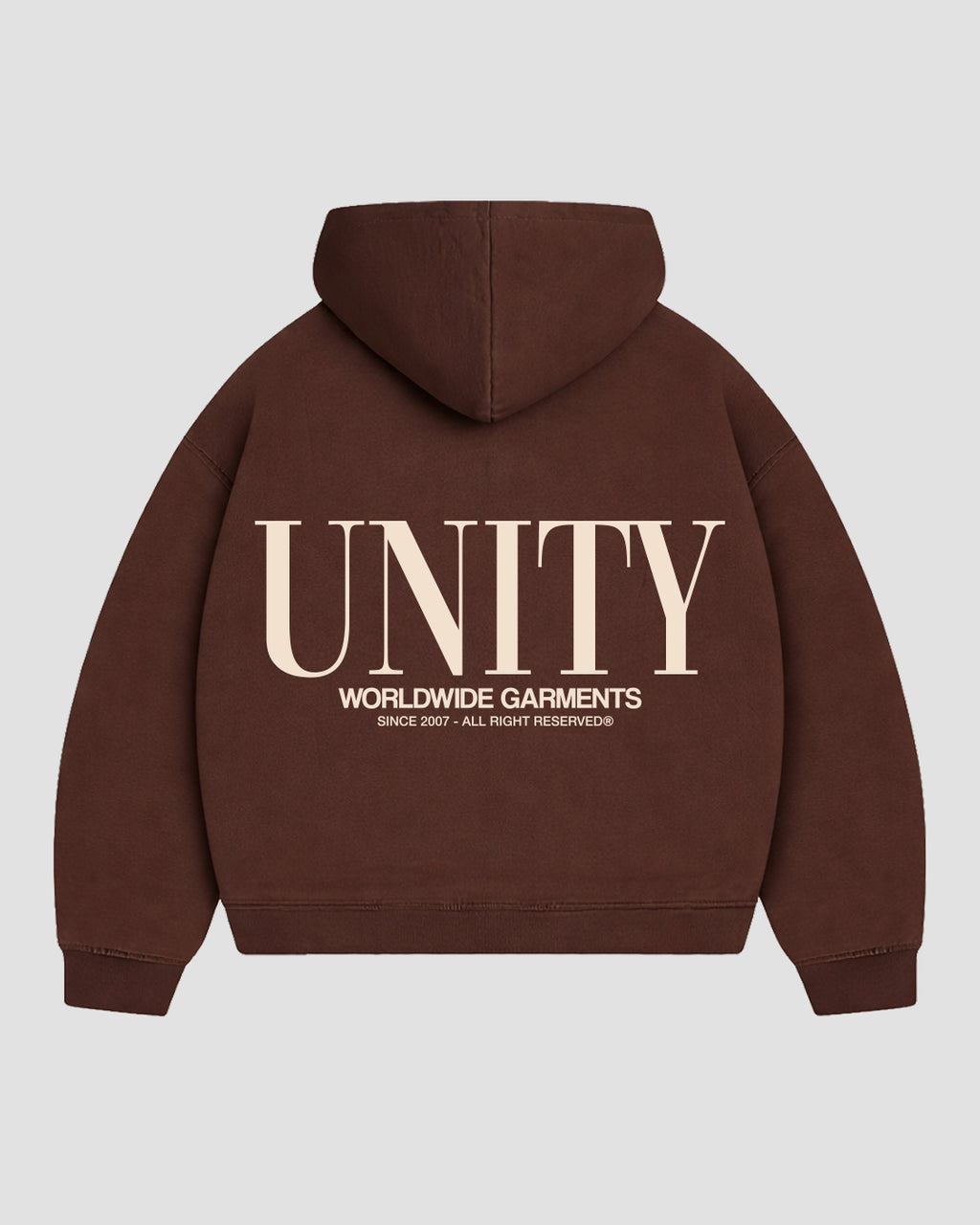 Hoodie Unity Vogue Dark Chocolate